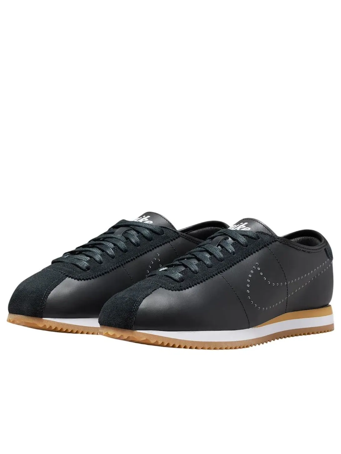 Кроссовки (WMNS) Nike Cortez Leather 'Black Gum Light Brown' — изображение 3 из 5, черный