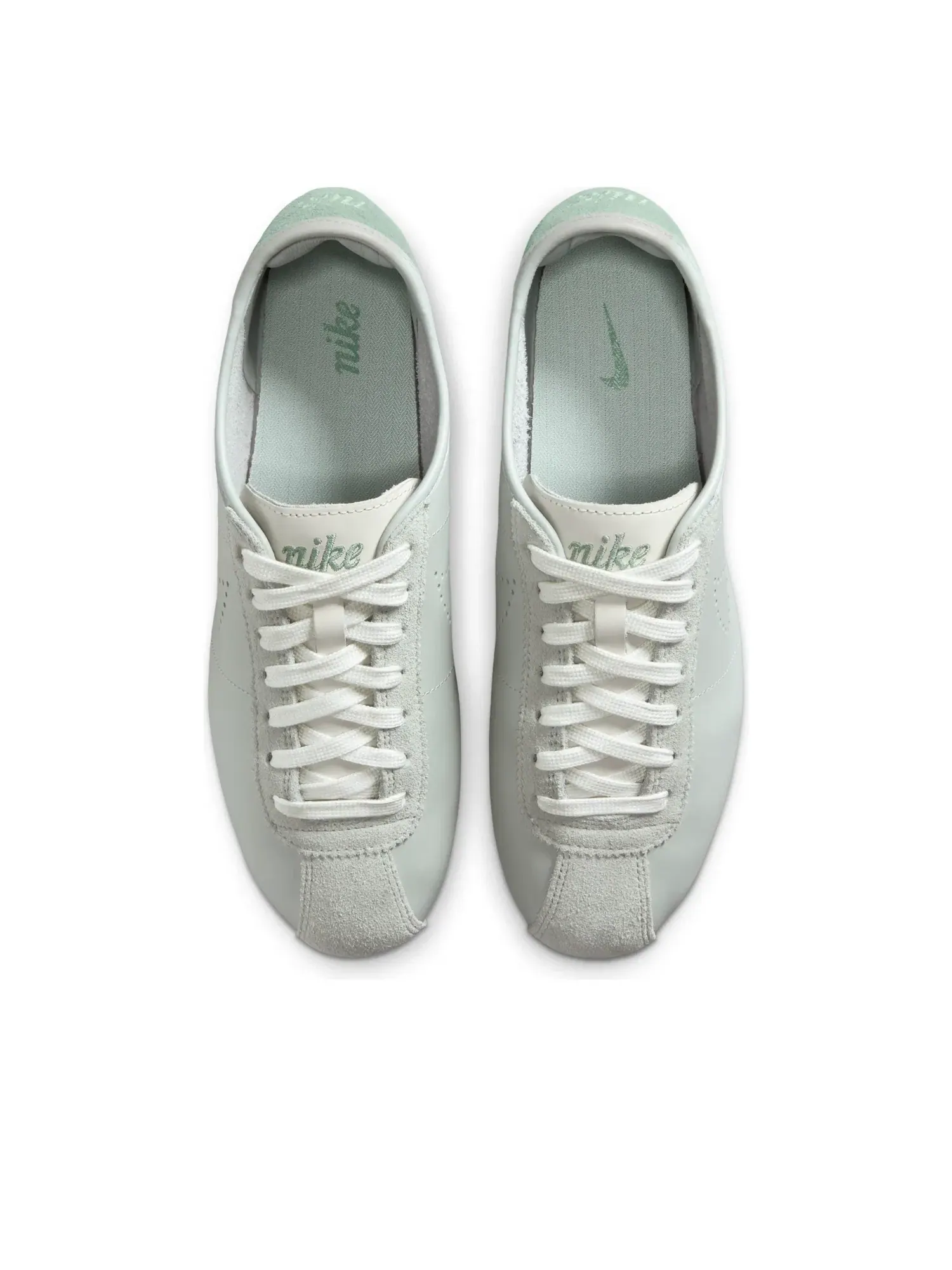Кроссовки Nike Cortez Leather 'Light Silver Steam Gum' HQ1841-003 — изображение 3 из 7, серебряный