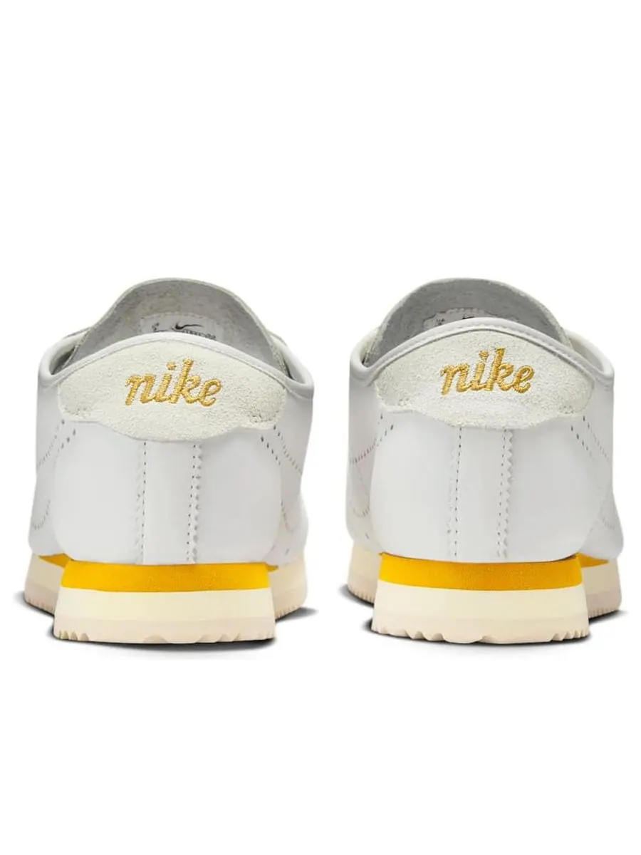 Кроссовки (WMNS) Nike Cortez 'White Bronze Perforated Swoosh' — изображение 5 из 6, белый