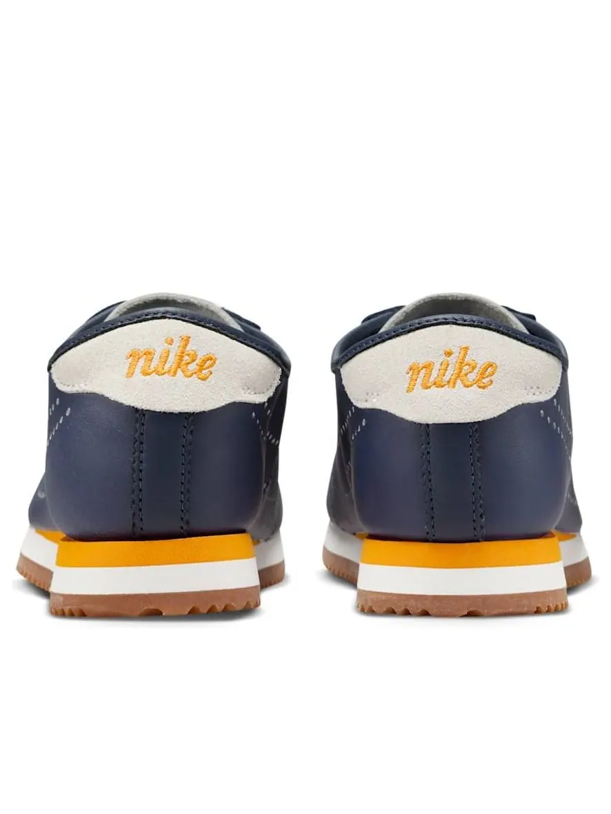 Кроссовки (WMNS) Nike Cortez Leather 'Midnight Navy Bright Ceramic Gum' — изображение 3 из 6, темно-синий