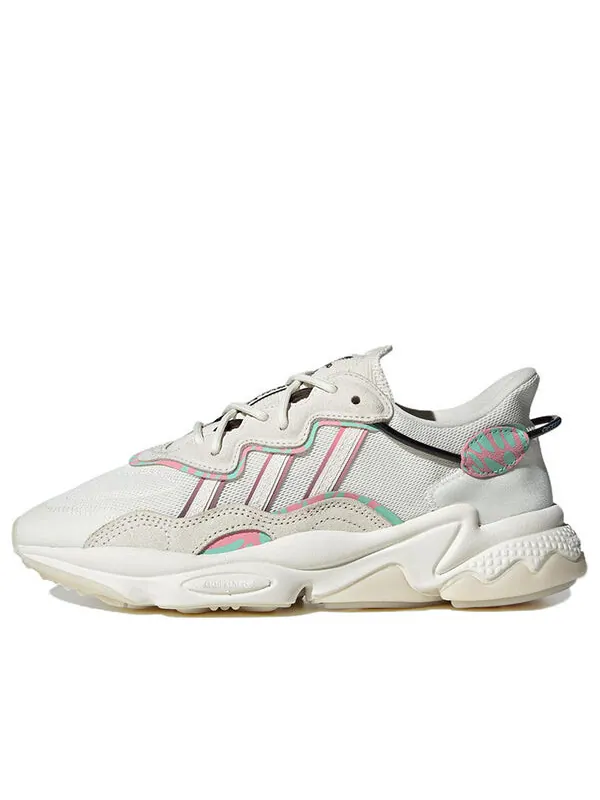 Кроссовки кроссовки ozweego Adidas — изображение 1 из 4, белый/белый/черный