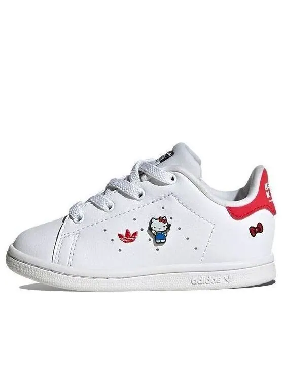 Кроссовки оригиналы stan smith Adidas — изображение 1 из 4, белый/черный/красный