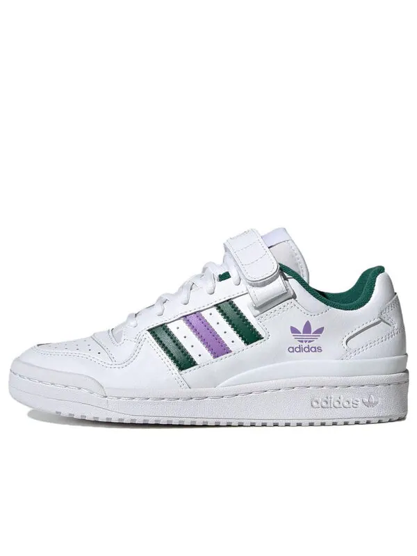 Кроссовки форум низкий Adidas — изображение 1 из 4, белый/фиолетовый