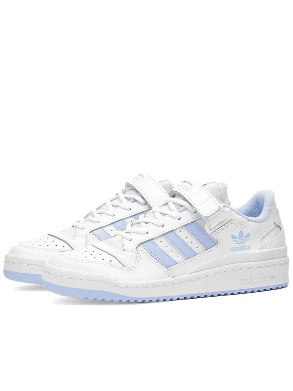 Кроссовки оригиналы форум низкий Adidas — изображение 2 из 2, белый/синий/белый