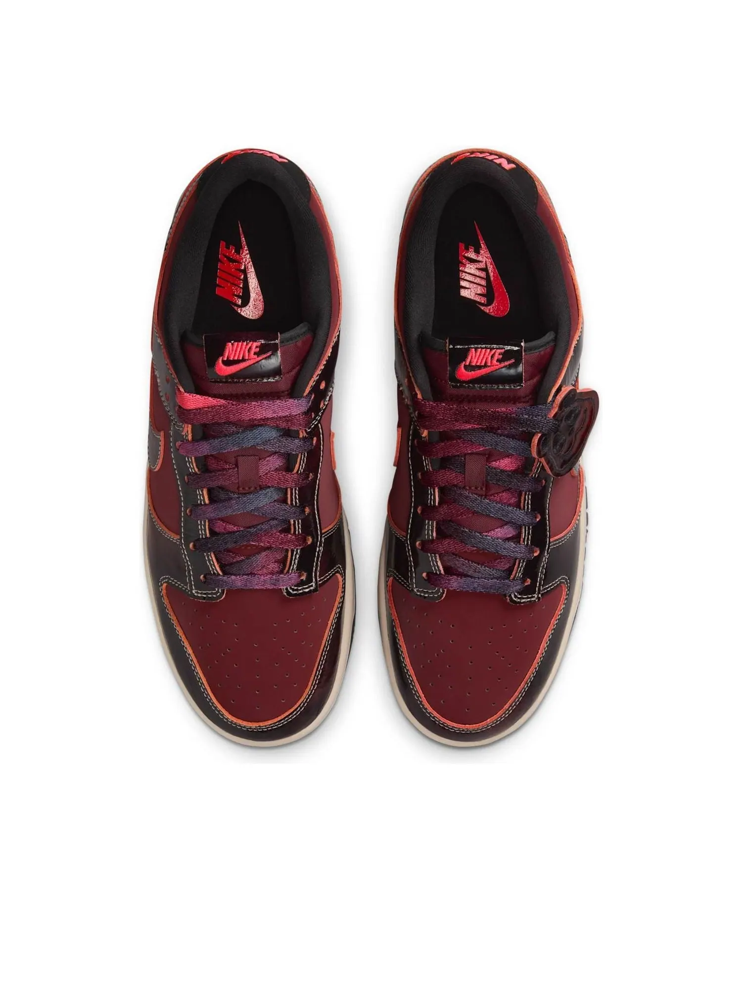 Nike Dunk Low Panda 'Dark Team Red' — изображение 3 из 6