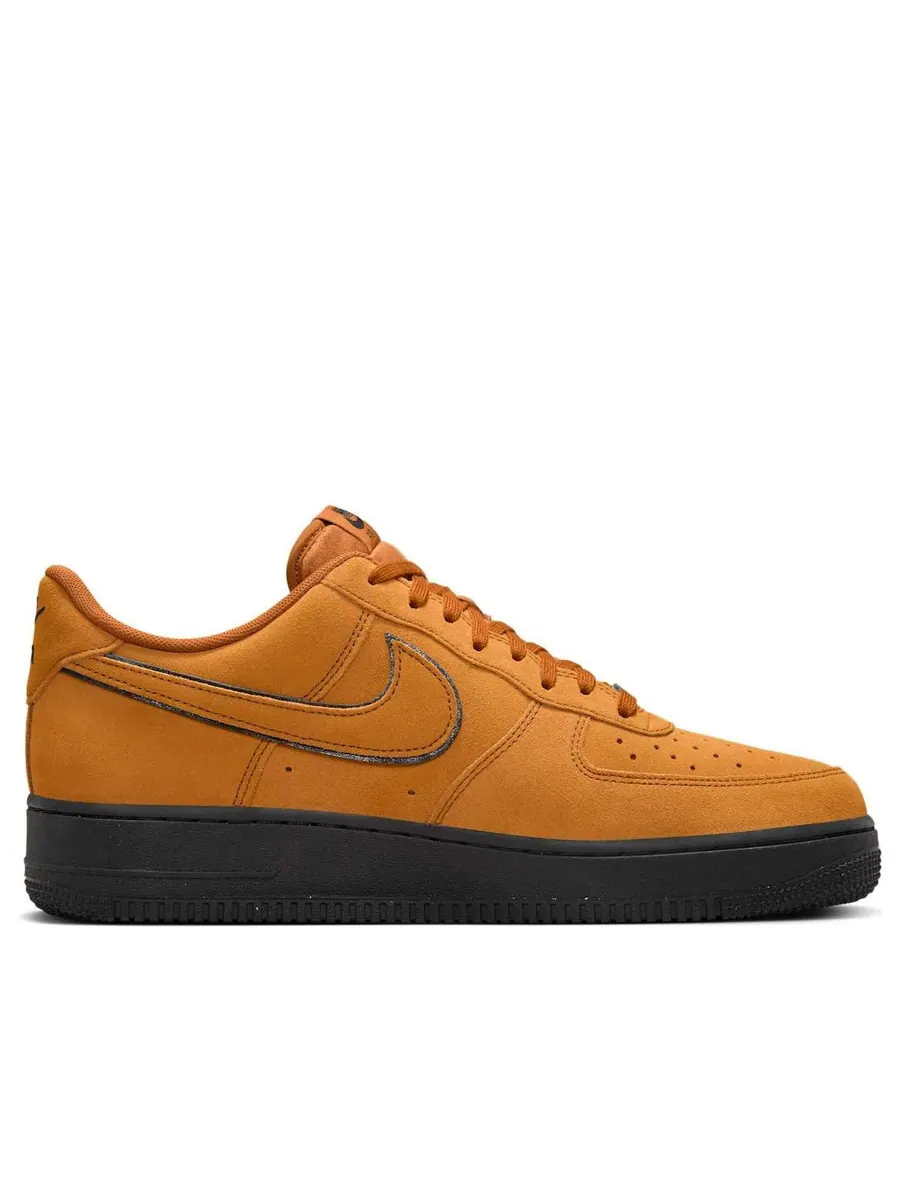 Кроссовки Nike Air Force 1 Low '07 LV8 'Desert Ochre Black' — изображение 2 из 6, бежевый
