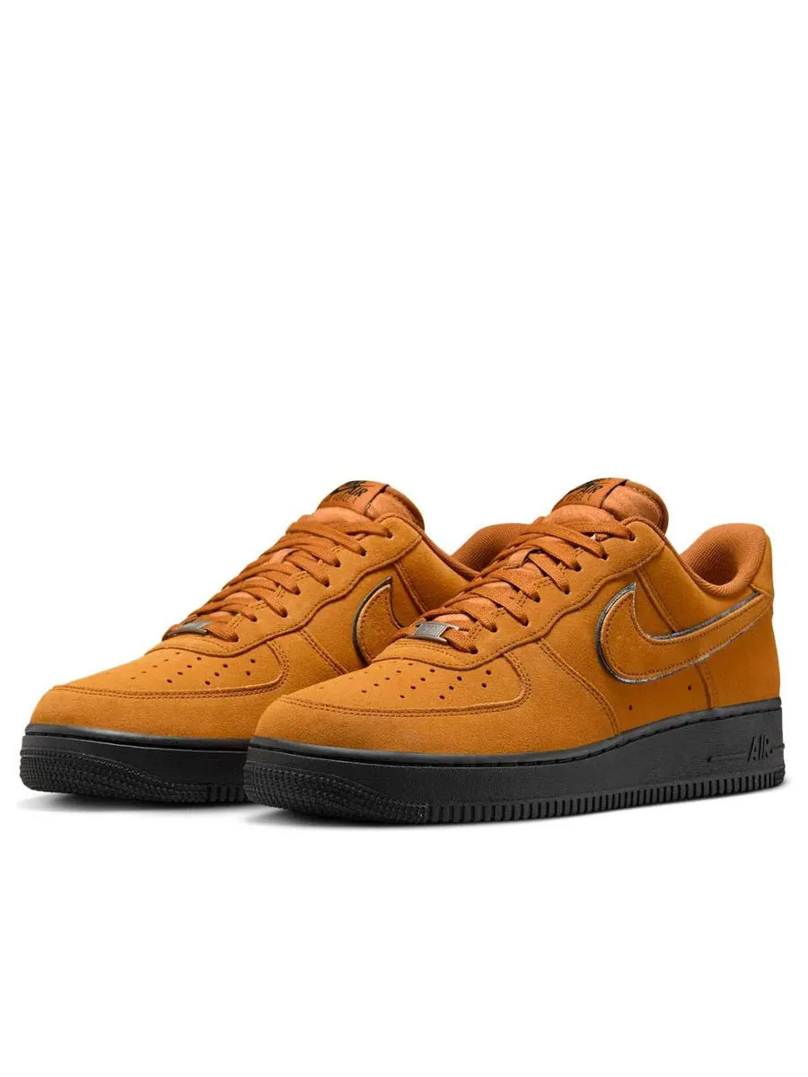 Кроссовки Nike Air Force 1 Low '07 LV8 'Desert Ochre Black' — изображение 3 из 6, бежевый