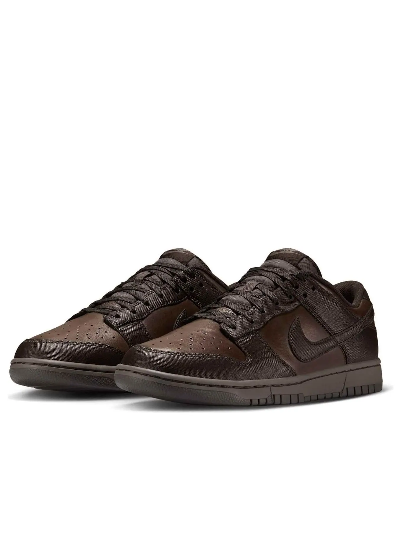 Кроссовки Nike Dunk Low Retro Premium 'Ironstone Velvet Brown' — изображение 4 из 6, коричневый