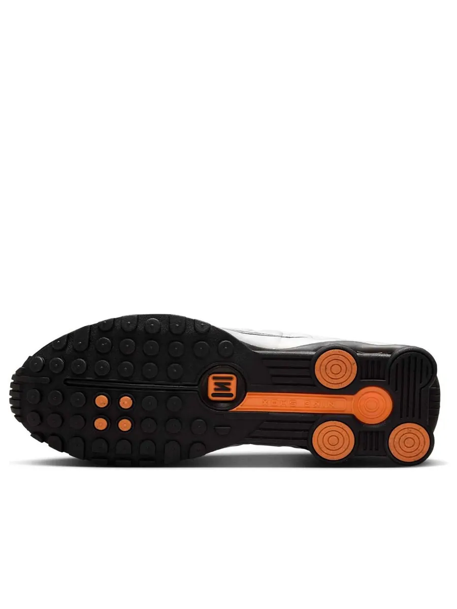 Кроссовки Nike Shox R4 'Black Vast Grey Bright Mandarin' — изображение 6 из 6, серый