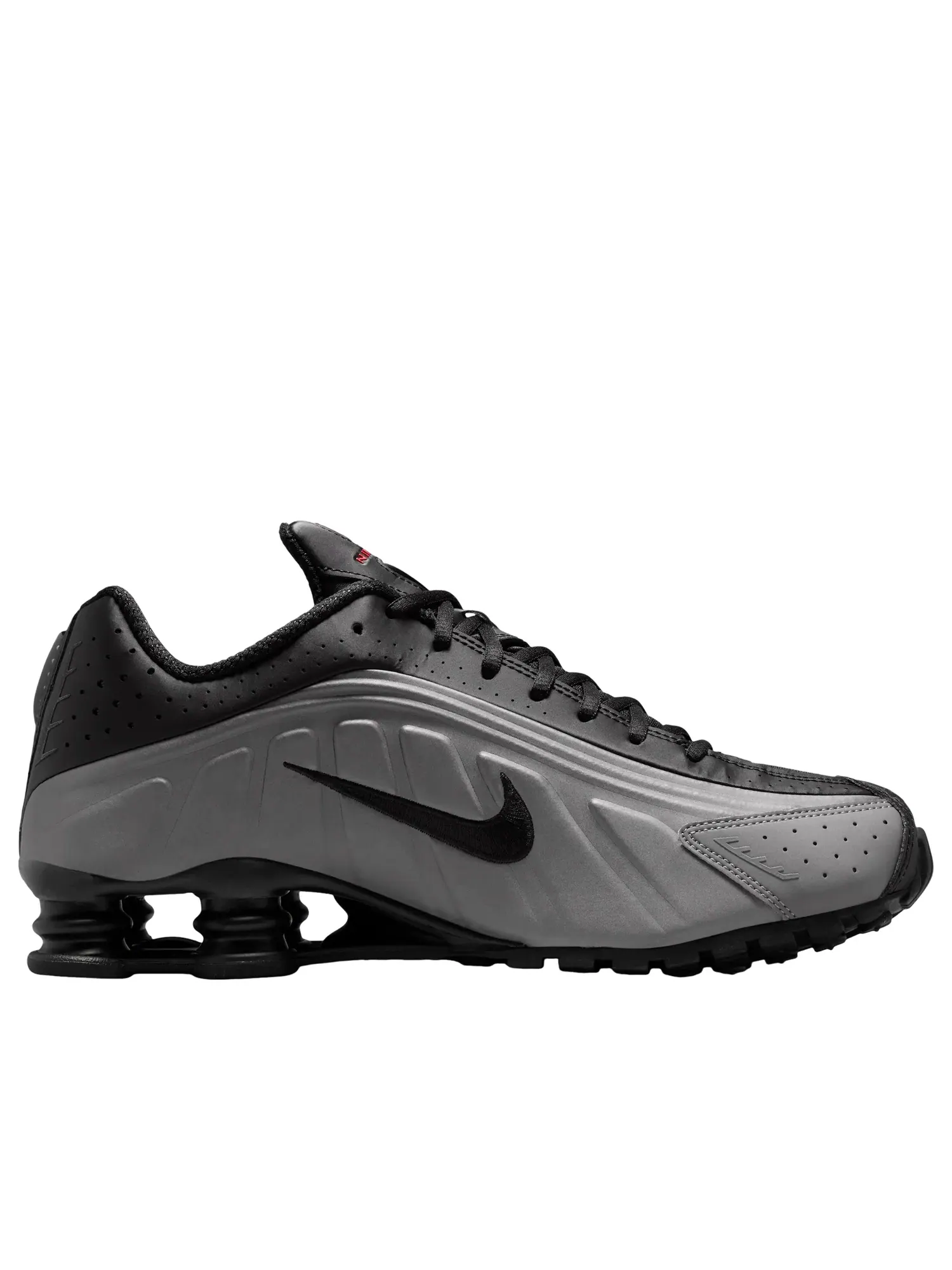 Мужские кроссовки с шнуровкой Nike Shox R4 Pencil Point Black — изображение 2 из 7, серый