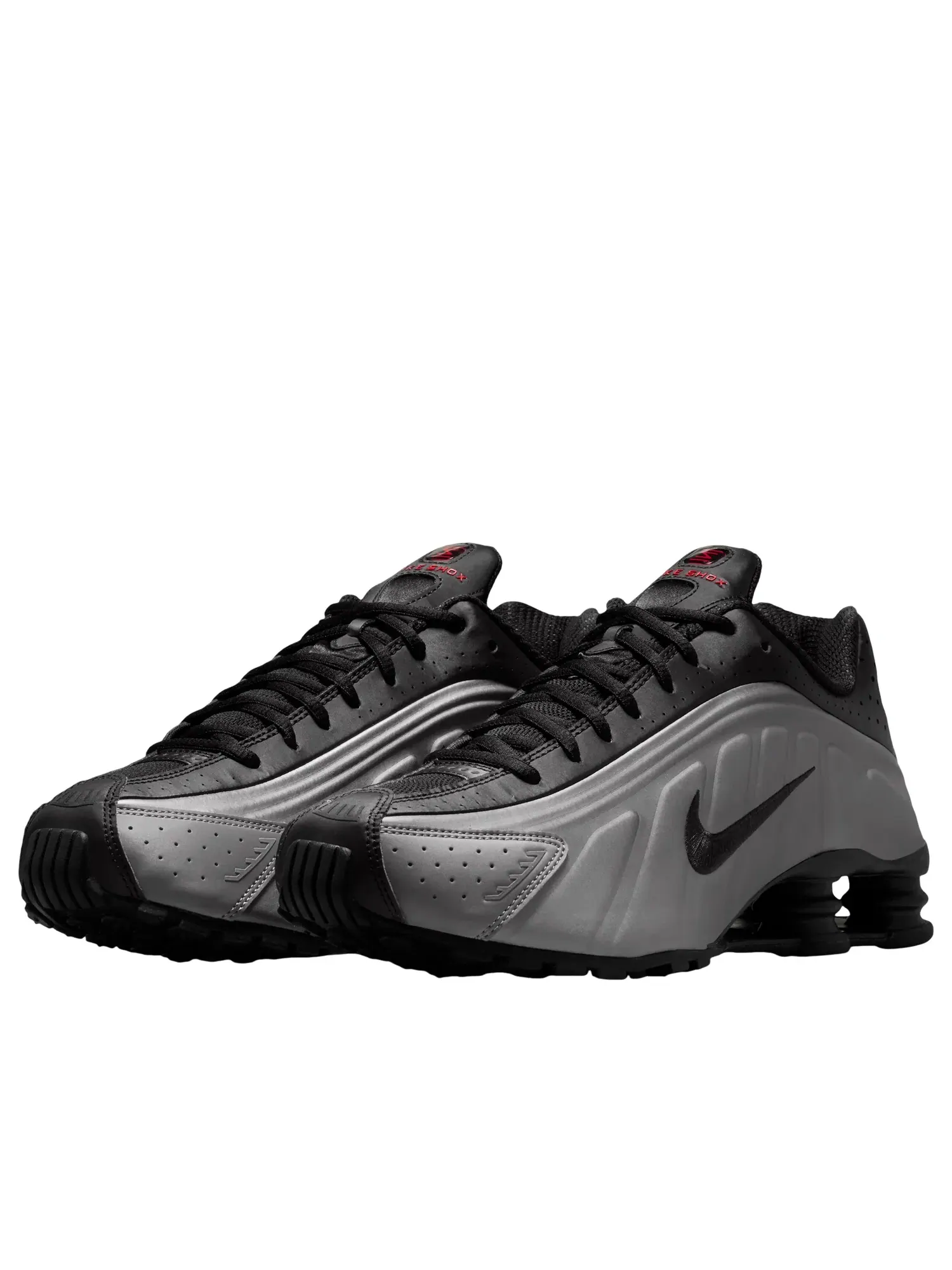 Мужские кроссовки с шнуровкой Nike Shox R4 Pencil Point Black — изображение 5 из 7, серый