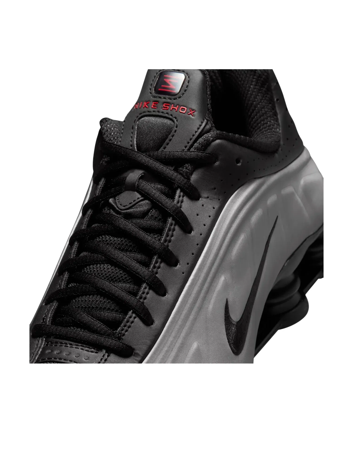 Мужские кроссовки с шнуровкой Nike Shox R4 Pencil Point Black — изображение 7 из 7, серый