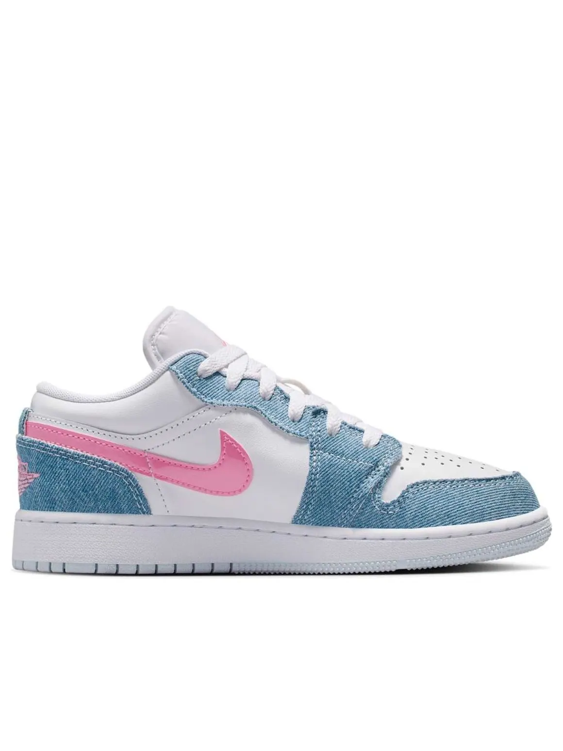 Кроссовки (GS) Air Jordan 1 Low SE 'Denim Sequin' — изображение 6 из 6, синий