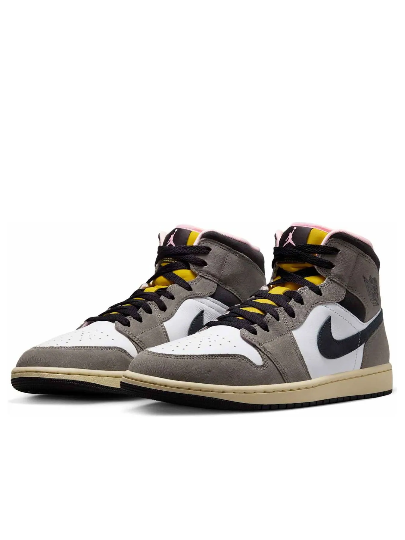 Кроссовки Air Jordan 1 Mid SE 'White Cave Stone' — изображение 4 из 6, мульти