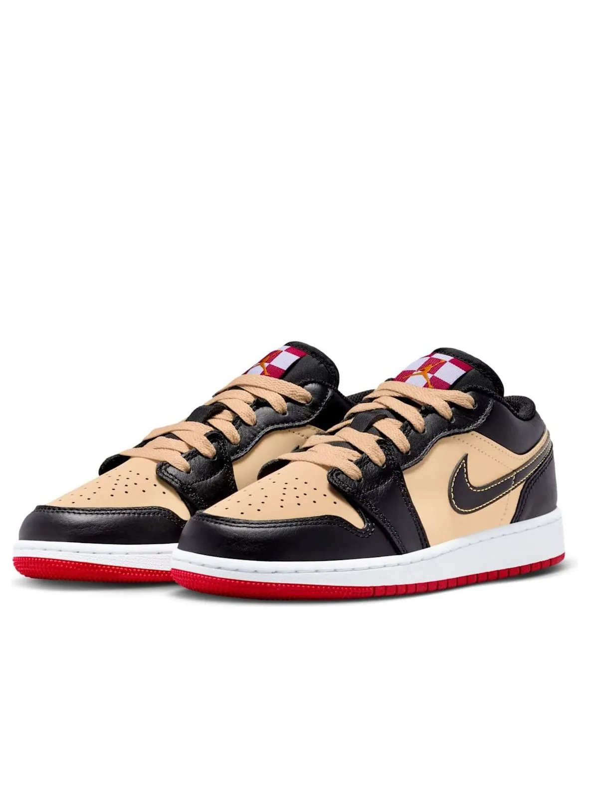 Кроссовки (GS) Air Jordan 1 Low 'Pizza' — изображение 4 из 6, мульти