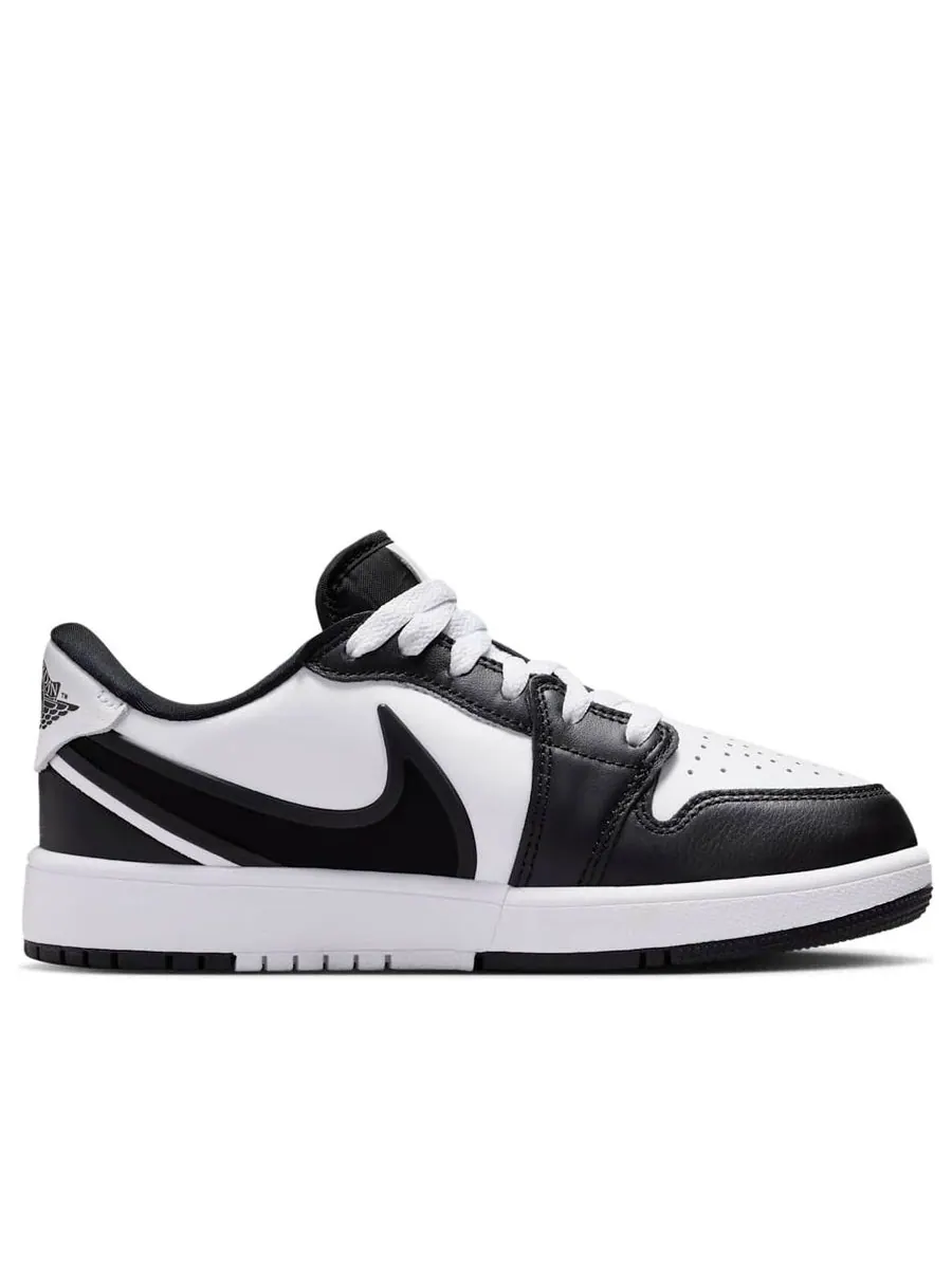 Кроссовки (GS) Air Jordan 1 Low RM EasyOn 'Black White' — изображение 2 из 6, черный
