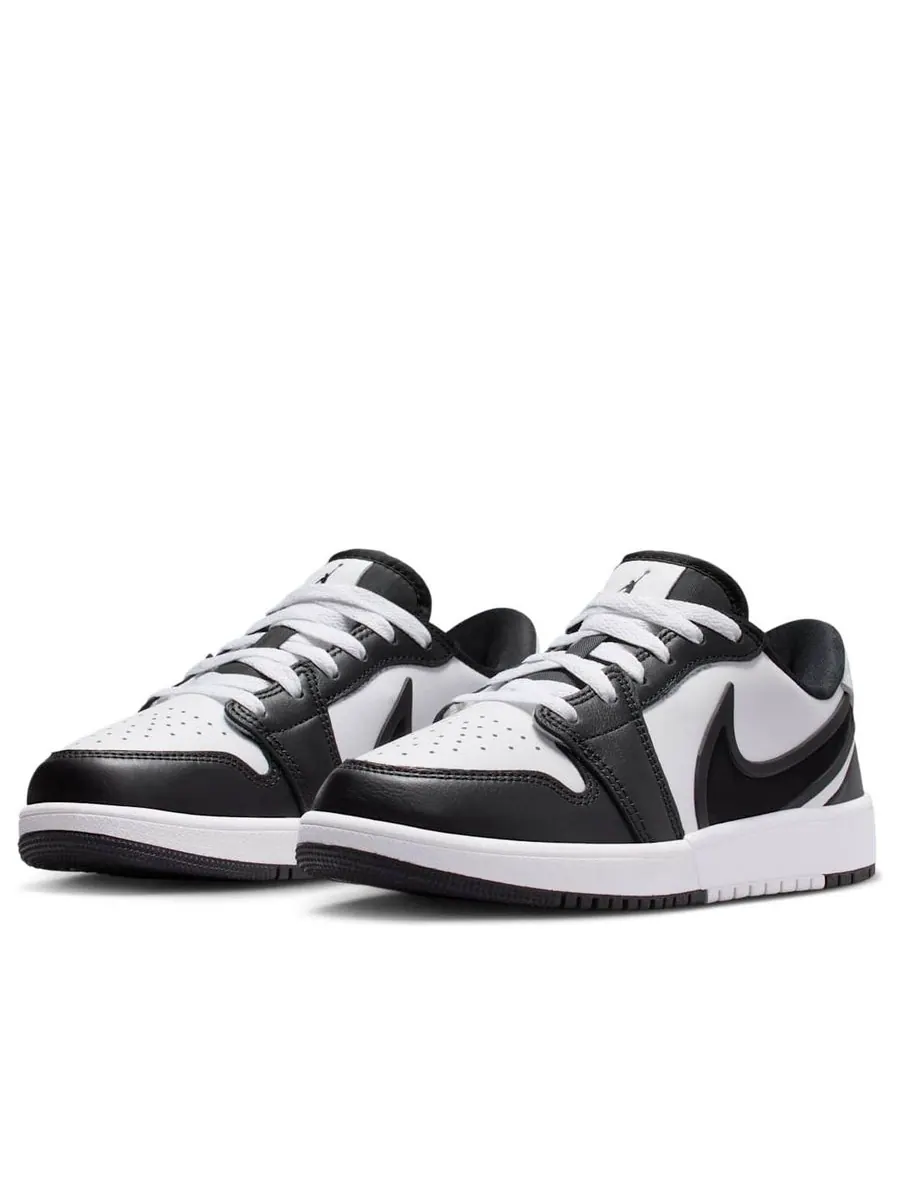 Кроссовки (GS) Air Jordan 1 Low RM EasyOn 'Black White' — изображение 3 из 6, черный