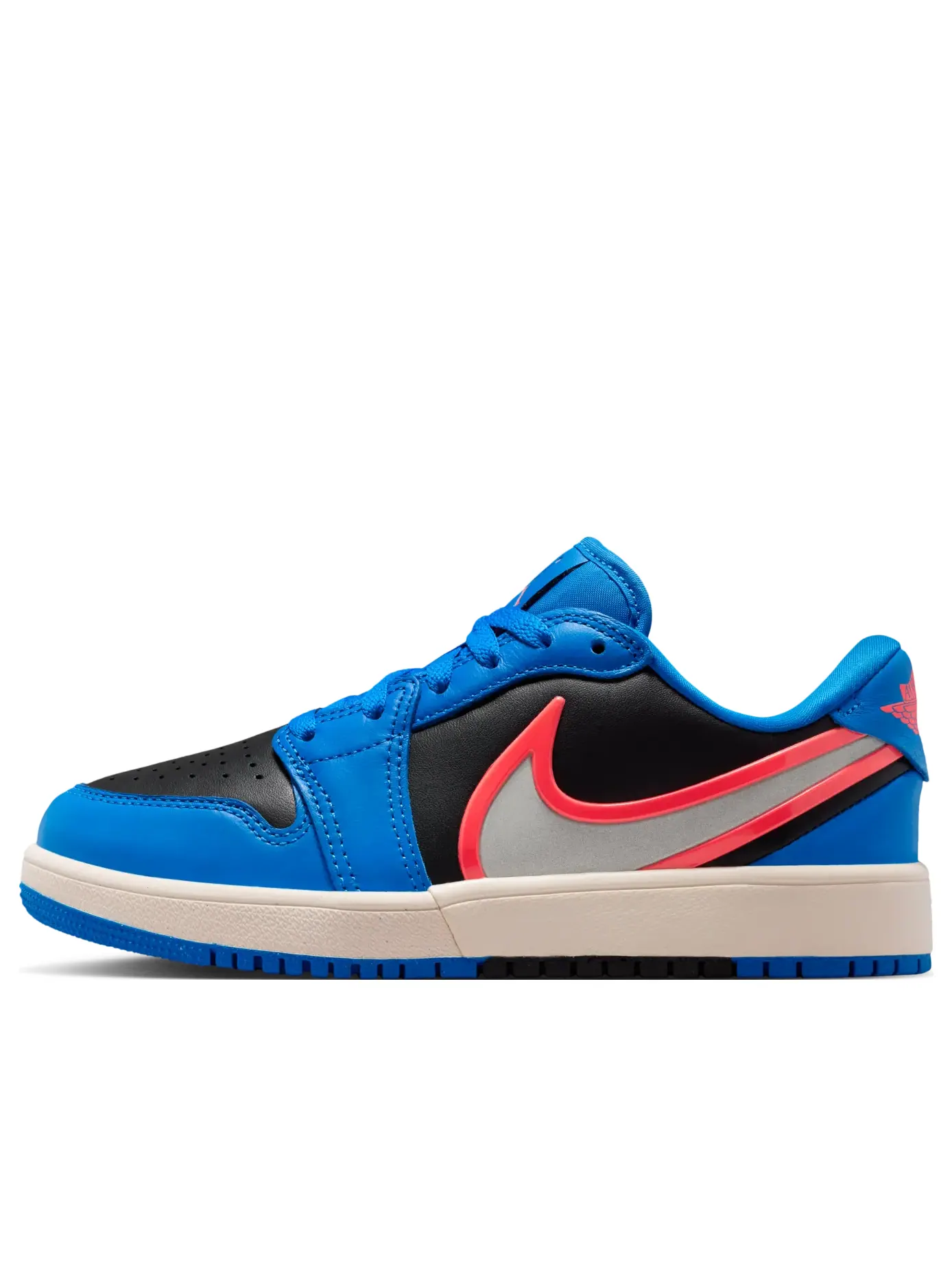 Кроссовки (GS) Air Jordan 1 Low RM 'Photo Blue Silver Hot Lava' — изображение 1 из 6, синий