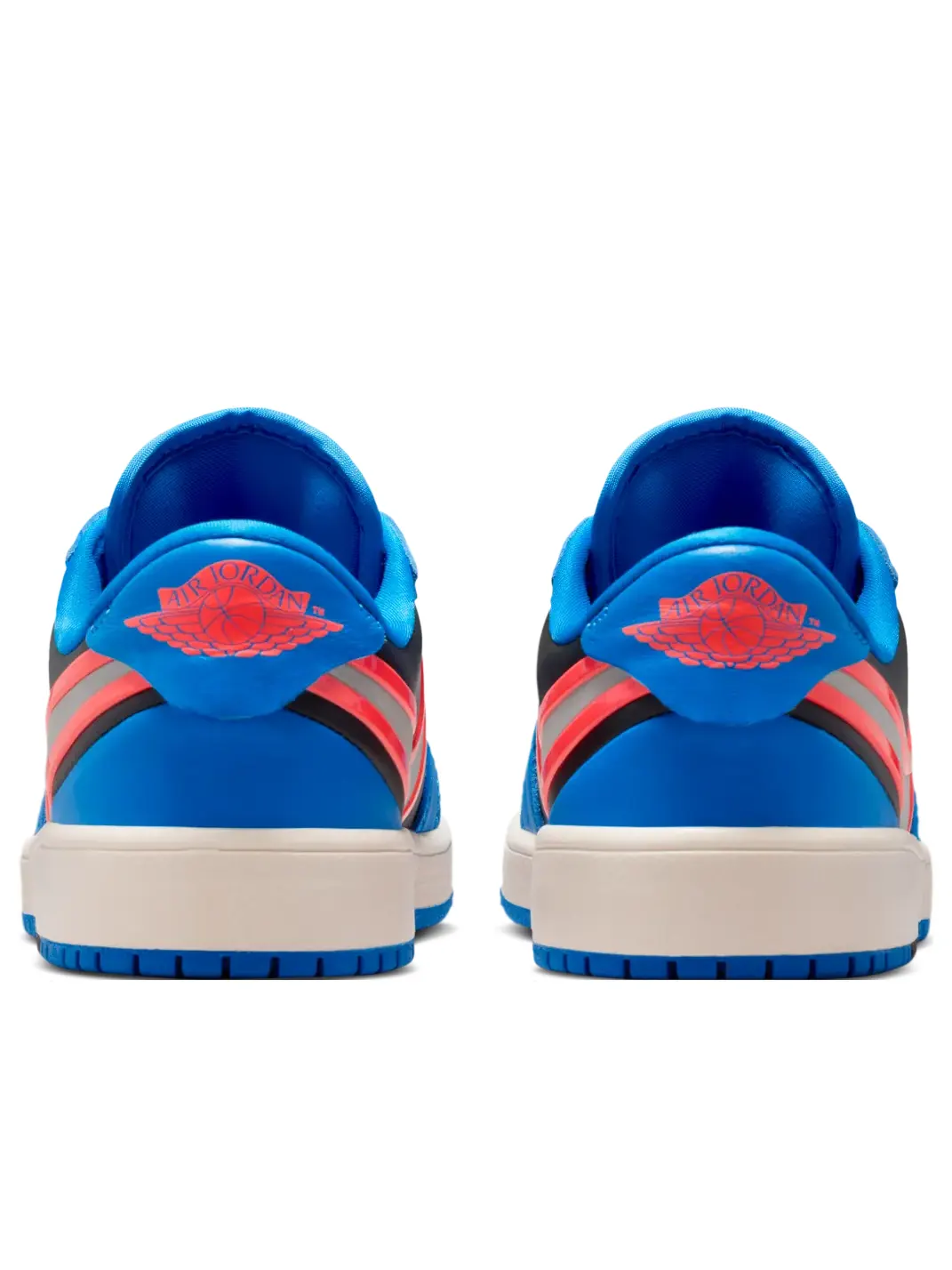Кроссовки (GS) Air Jordan 1 Low RM 'Photo Blue Silver Hot Lava' — изображение 3 из 6, синий