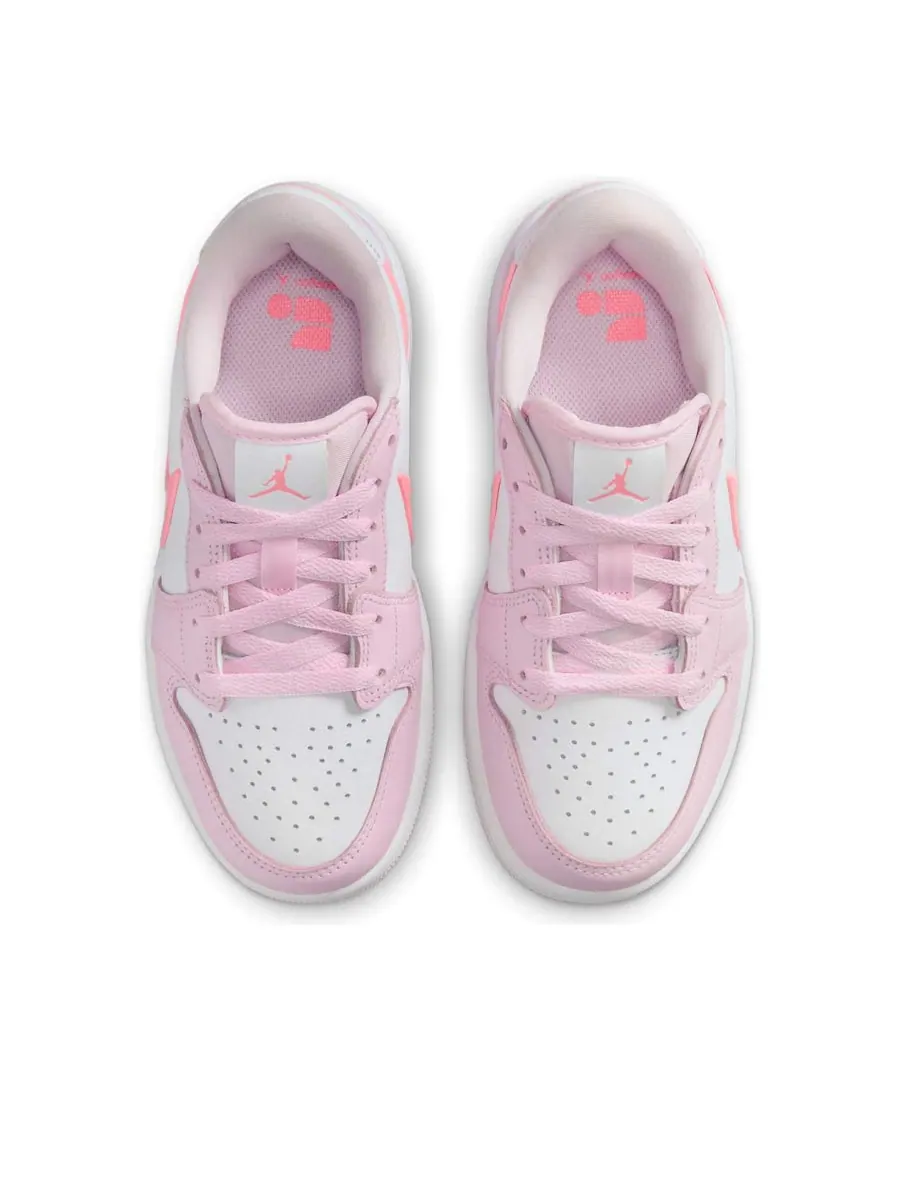 Кроссовки (GS) Air Jordan 1 Low RM EasyOn 'Pink Foam White' — изображение 4 из 6, розовый