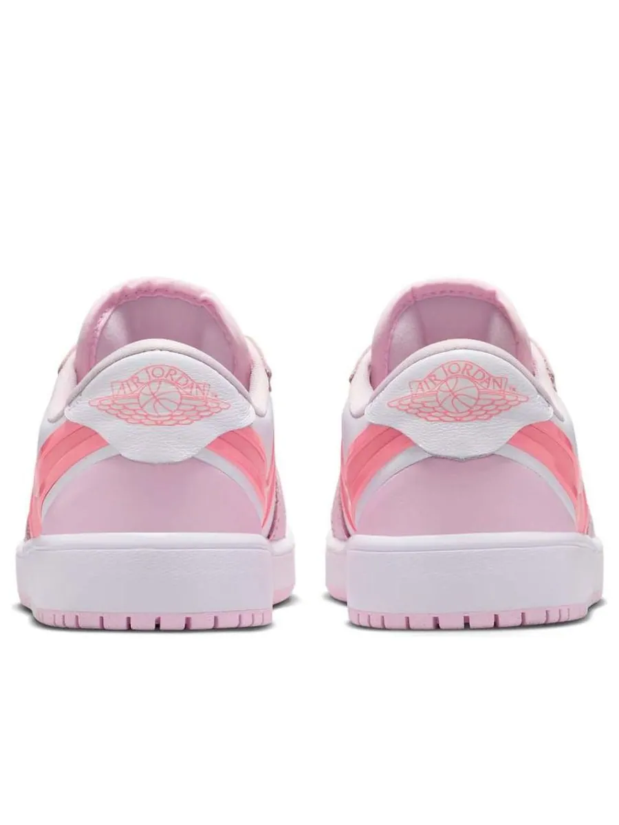 Кроссовки (GS) Air Jordan 1 Low RM EasyOn 'Pink Foam White' — изображение 5 из 6, розовый