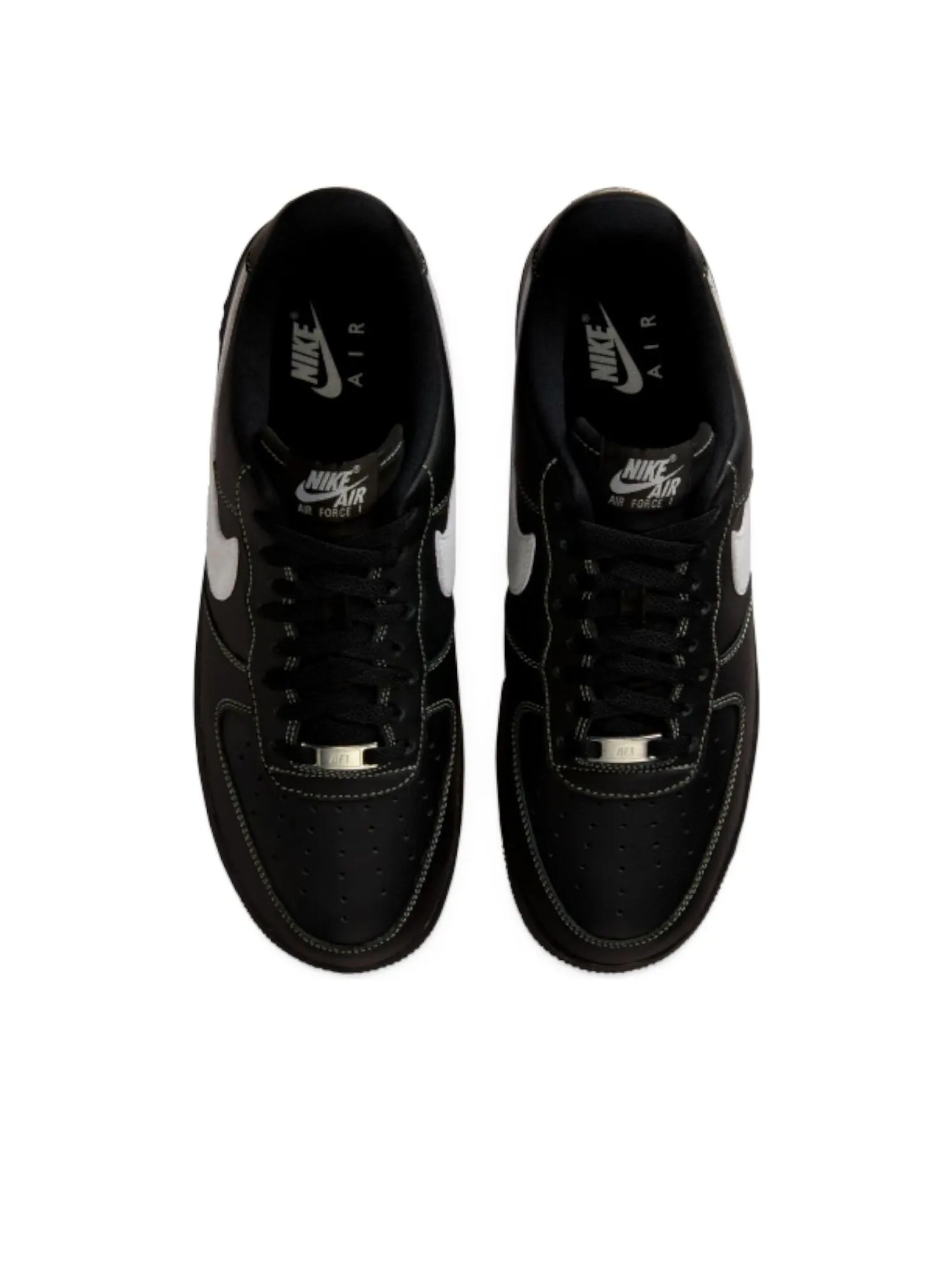 Кроссовки Nike Air Force 1 '07 LV8 'Black Wolf Grey' — изображение 3 из 5, черный