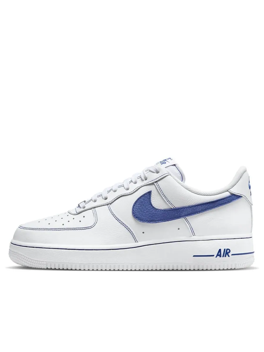 Кроссовки Nike Air Force 1 Low '07 LV8 'White Deep Royal Blue' — изображение 1 из 6, белый