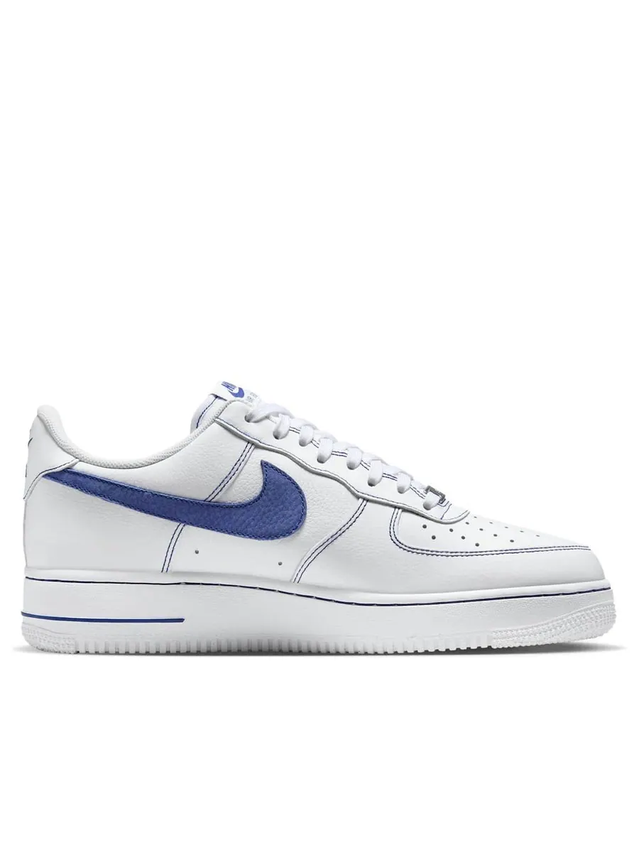 Кроссовки Nike Air Force 1 Low '07 LV8 'White Deep Royal Blue' — изображение 2 из 6, белый