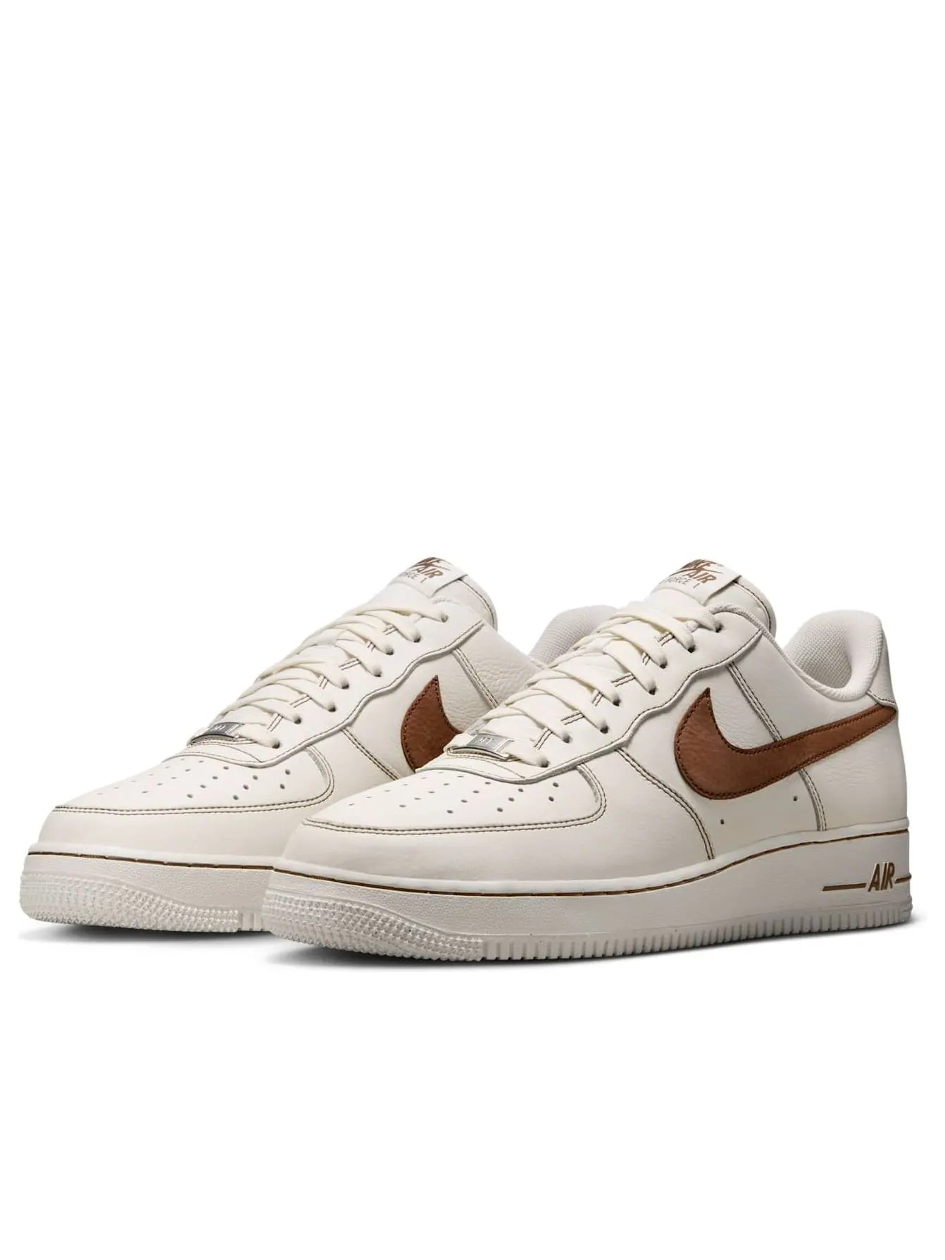 Кроссовки Nike Air Force 1 '07 LV8 'Ivory Saddle Brown' — изображение 3 из 7, бежевый