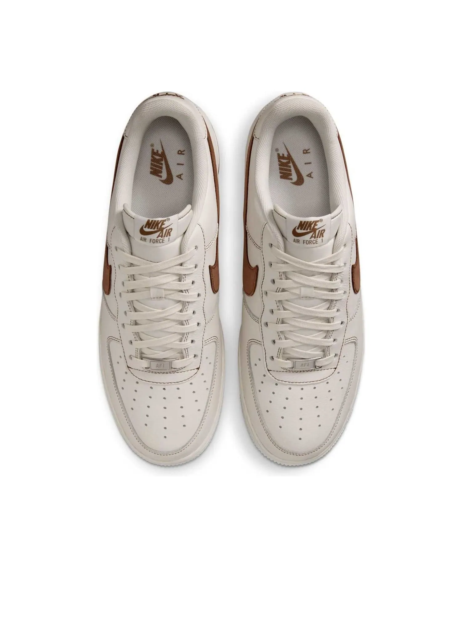 Кроссовки Nike Air Force 1 '07 LV8 'Ivory Saddle Brown' — изображение 4 из 7, бежевый