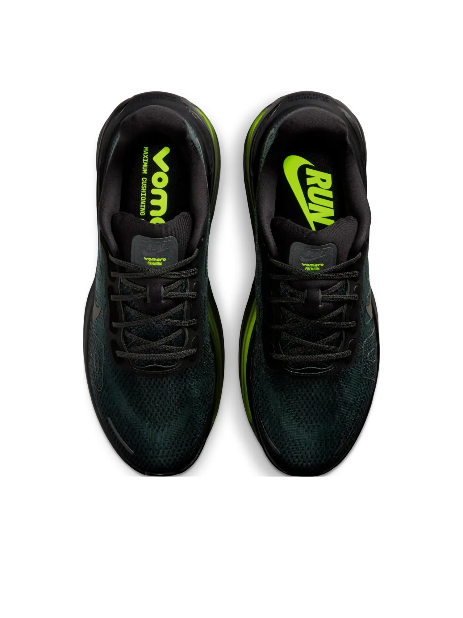 Кроссовки Nike Air Zoom Vomero Premium 'Black Volt' — изображение 2 из 7, черный