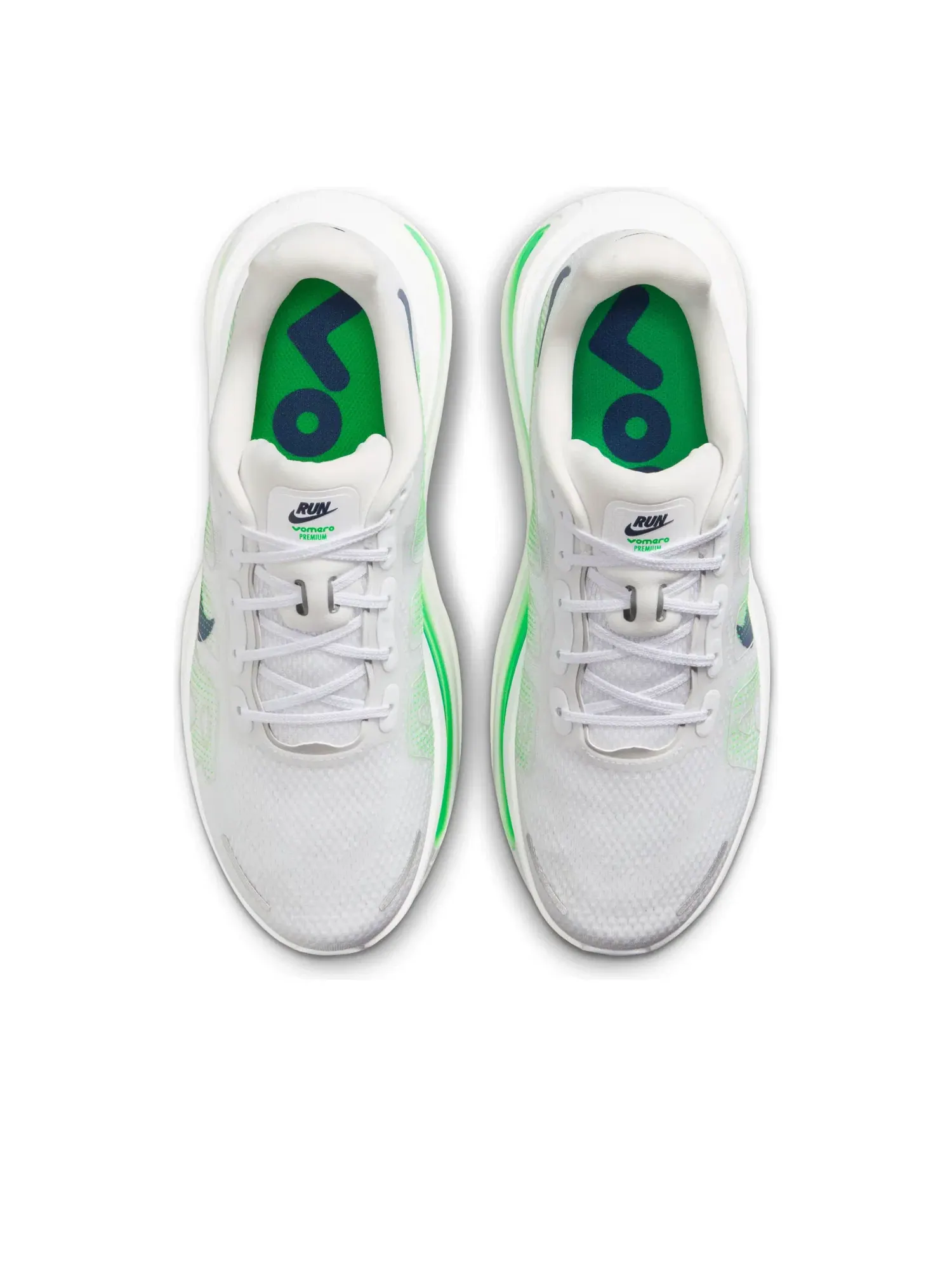 Мужские кроссовки для бега с сетчатым верхом Nike Air Zoom Vomero Premium — изображение 3 из 6, белый