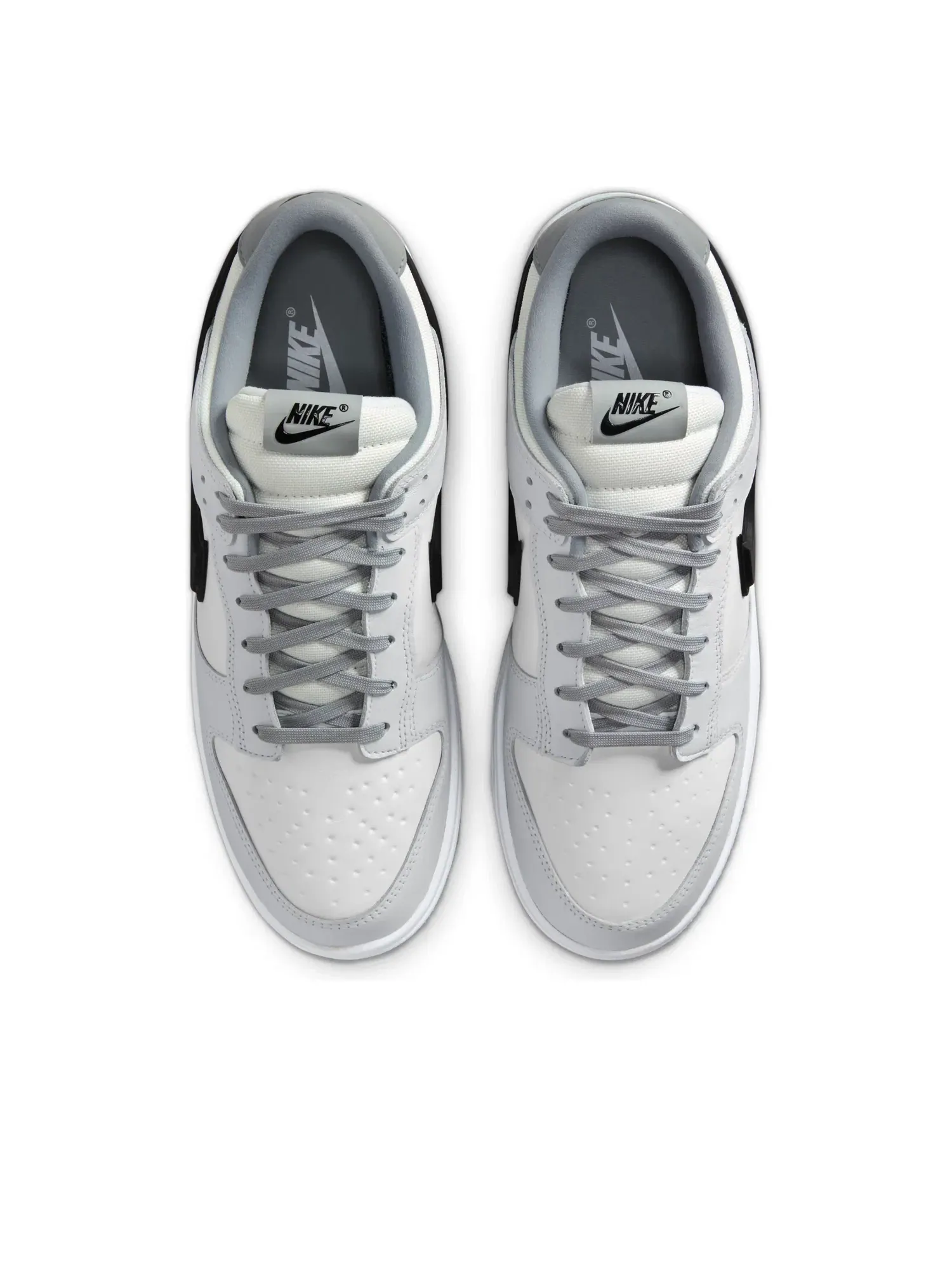 Мужские кроссовки с низким верхом Nike Dunk Low White Black — изображение 2 из 6, белый