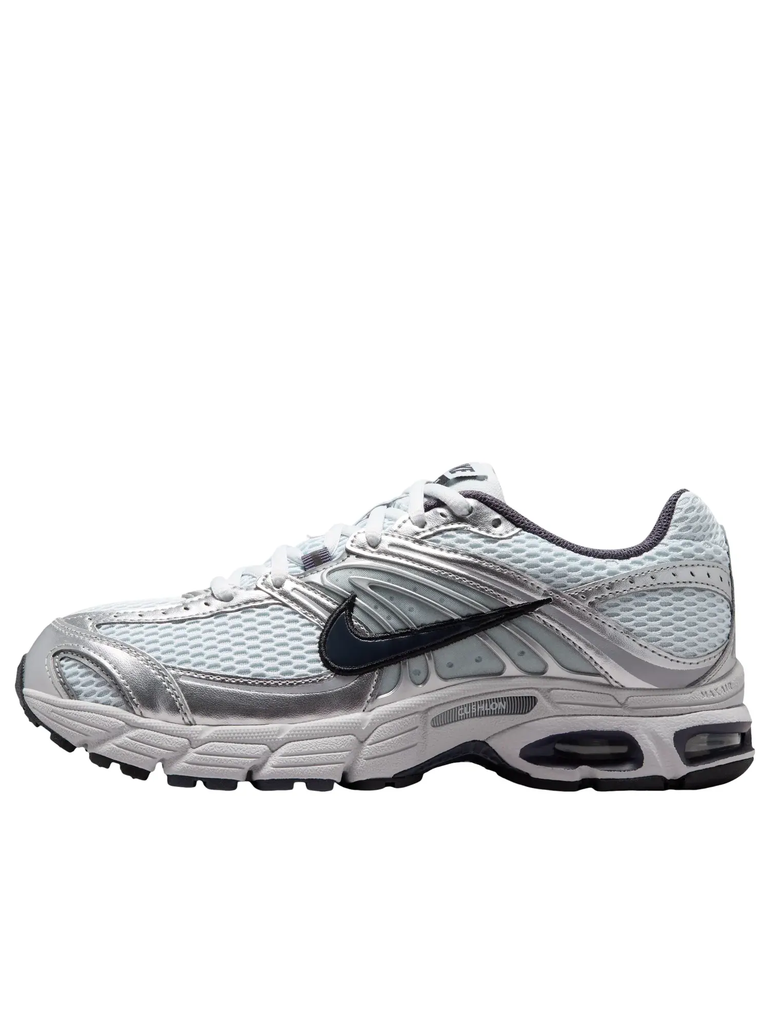 Женские кроссовки с шнуровкой Air Max Moto Nike — изображение 1 из 7, серебряный