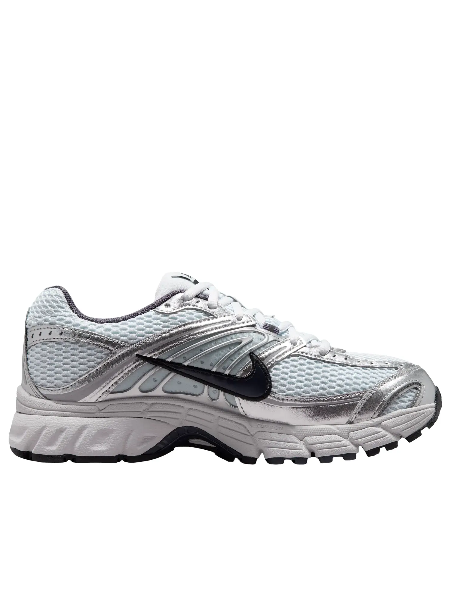 Женские кроссовки с шнуровкой Air Max Moto Nike — изображение 2 из 7, серебряный