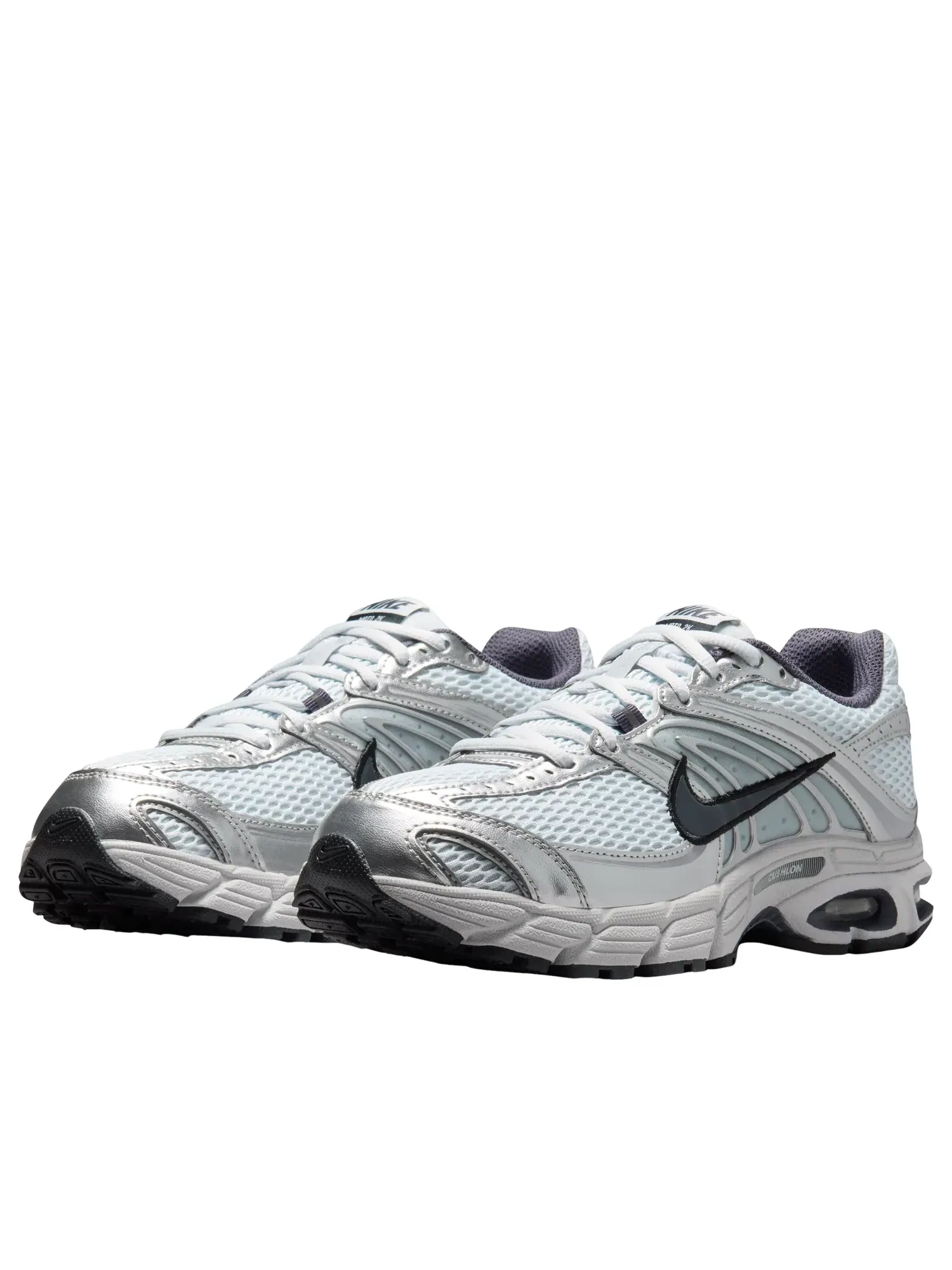 Женские кроссовки с шнуровкой Air Max Moto Nike — изображение 5 из 7, серебряный