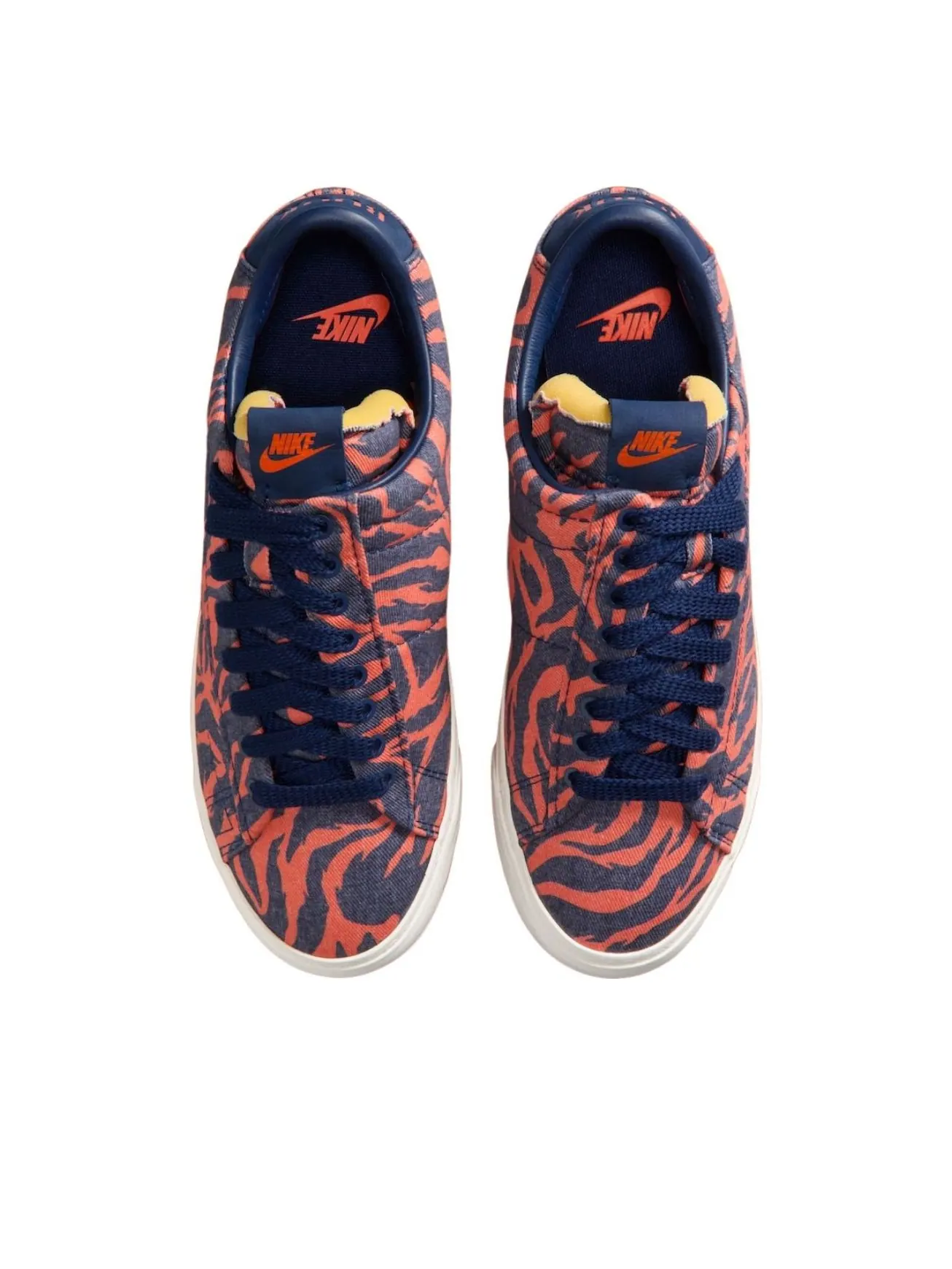 Nike x Devin Booker Blazer Low 'Safety Orange' — изображение 3 из 5, оранжевый//синий