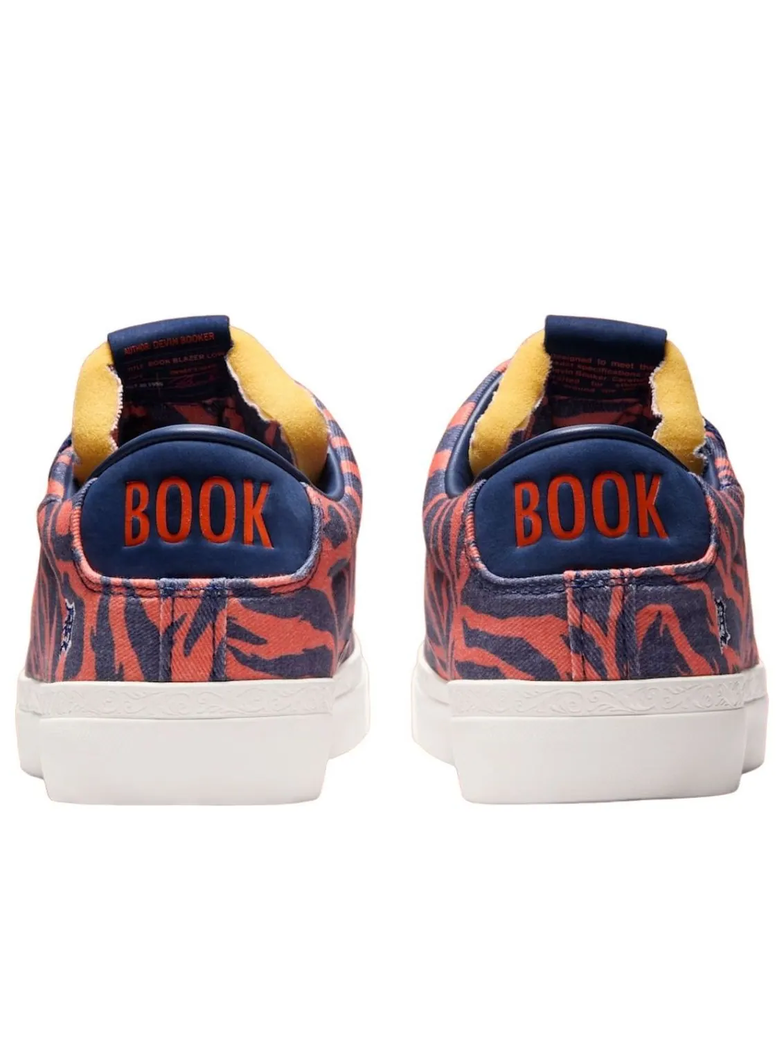 Nike x Devin Booker Blazer Low 'Safety Orange' — изображение 4 из 5, оранжевый//синий