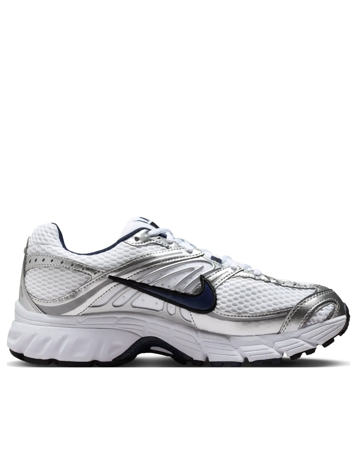 Кроссовки (WMNS) Nike Air Max Moto 2K 'White Navy Metallic Silver' — изображение 2 из 7, белый