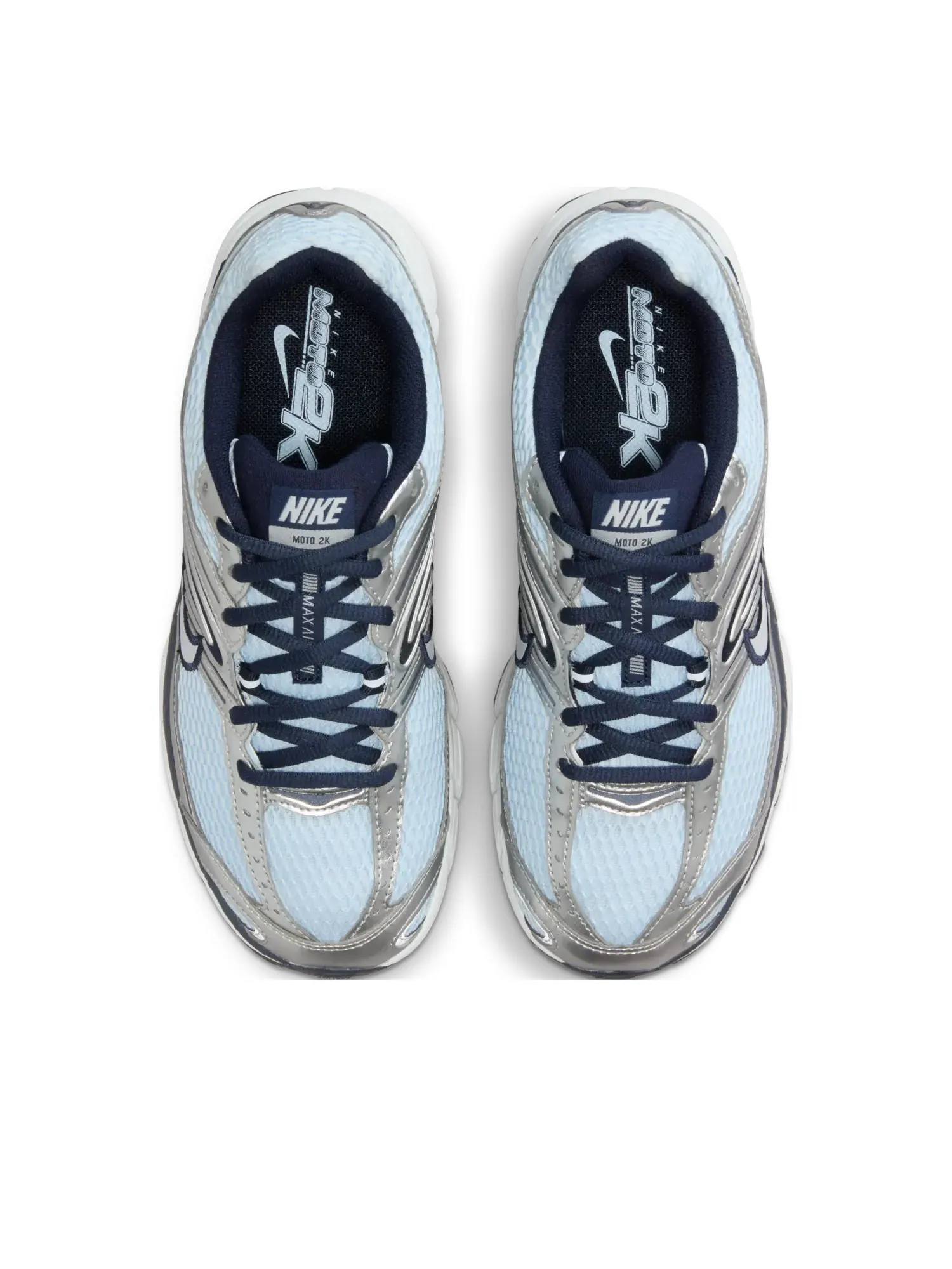Кроссовки (WMNS) Nike Air Max Moto 2K 'Celestine Blue Metallic Silver' — изображение 2 из 6, синий