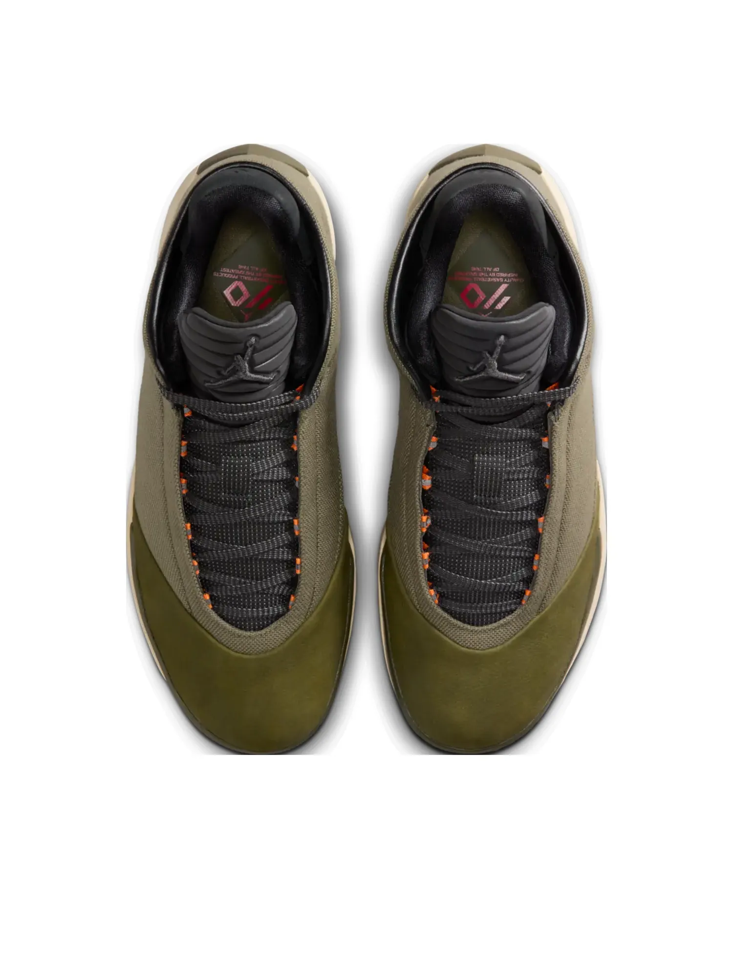 Кроссовки Air Jordan 40 Edge PF 'Medium Olive' — изображение 2 из 6, оливковый зеленый