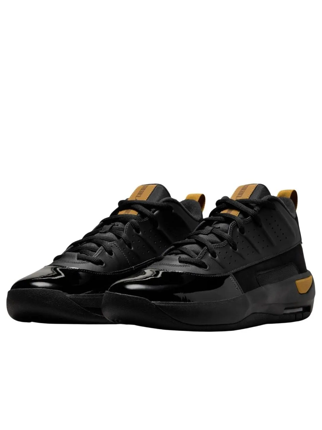 Кроссовки Air Jordan Max Aura 7 'Black Metallic Gold' — изображение 4 из 7, черный