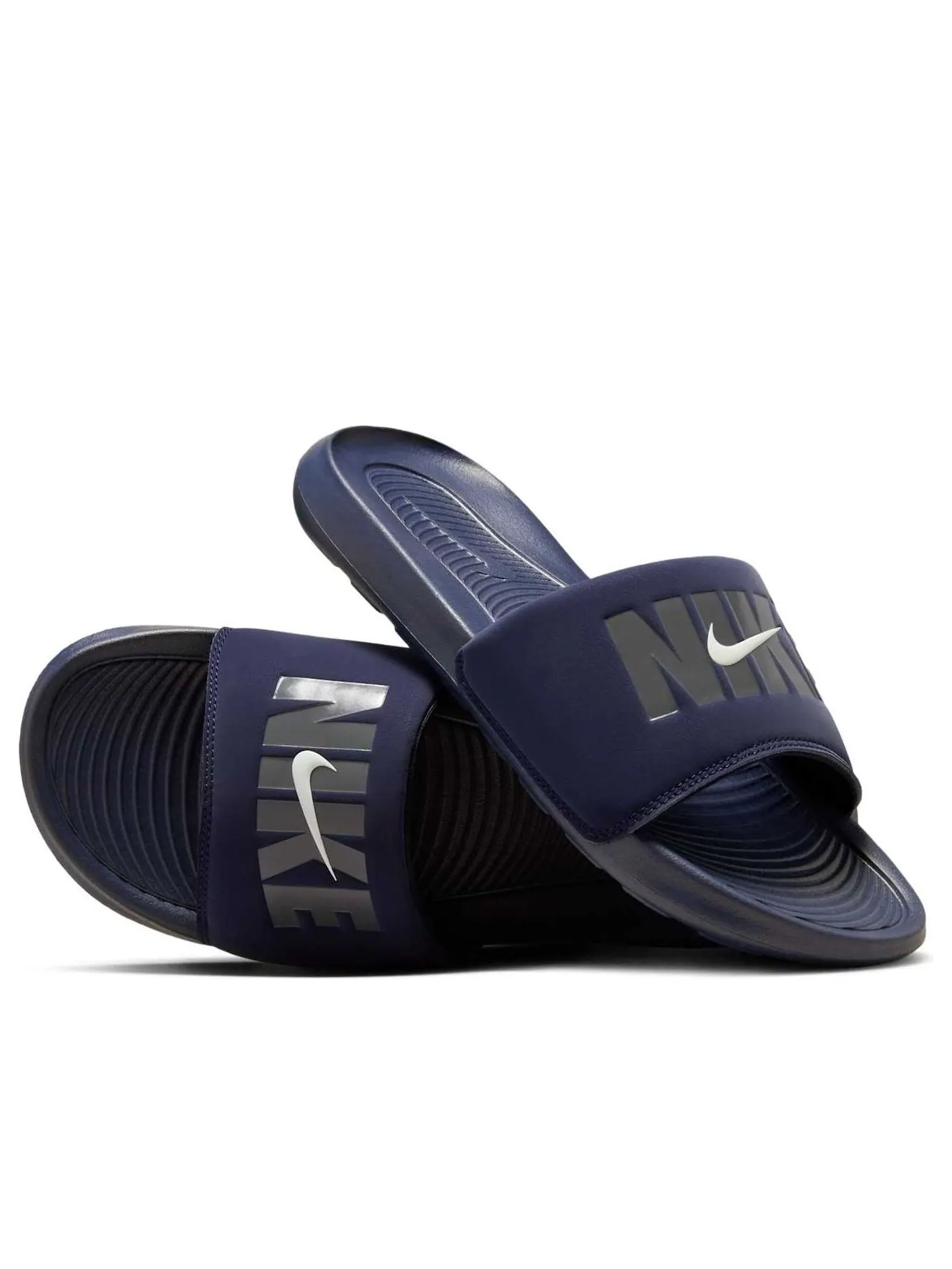 Шлепанцы Nike Victori One SE Slide 'Obsidian Dark Grey' — изображение 3 из 5, серый