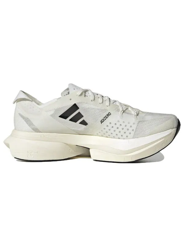 Кроссовки adizero adios pro 3 shoes 'non dyed / cloud white' Adidas — изображение 2 из 4, белый/черный