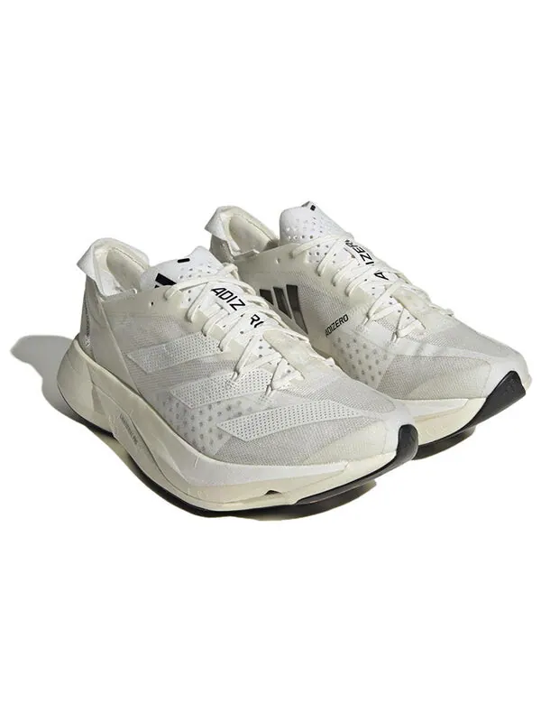 Кроссовки adizero adios pro 3 shoes 'non dyed / cloud white' Adidas — изображение 3 из 4, белый/черный