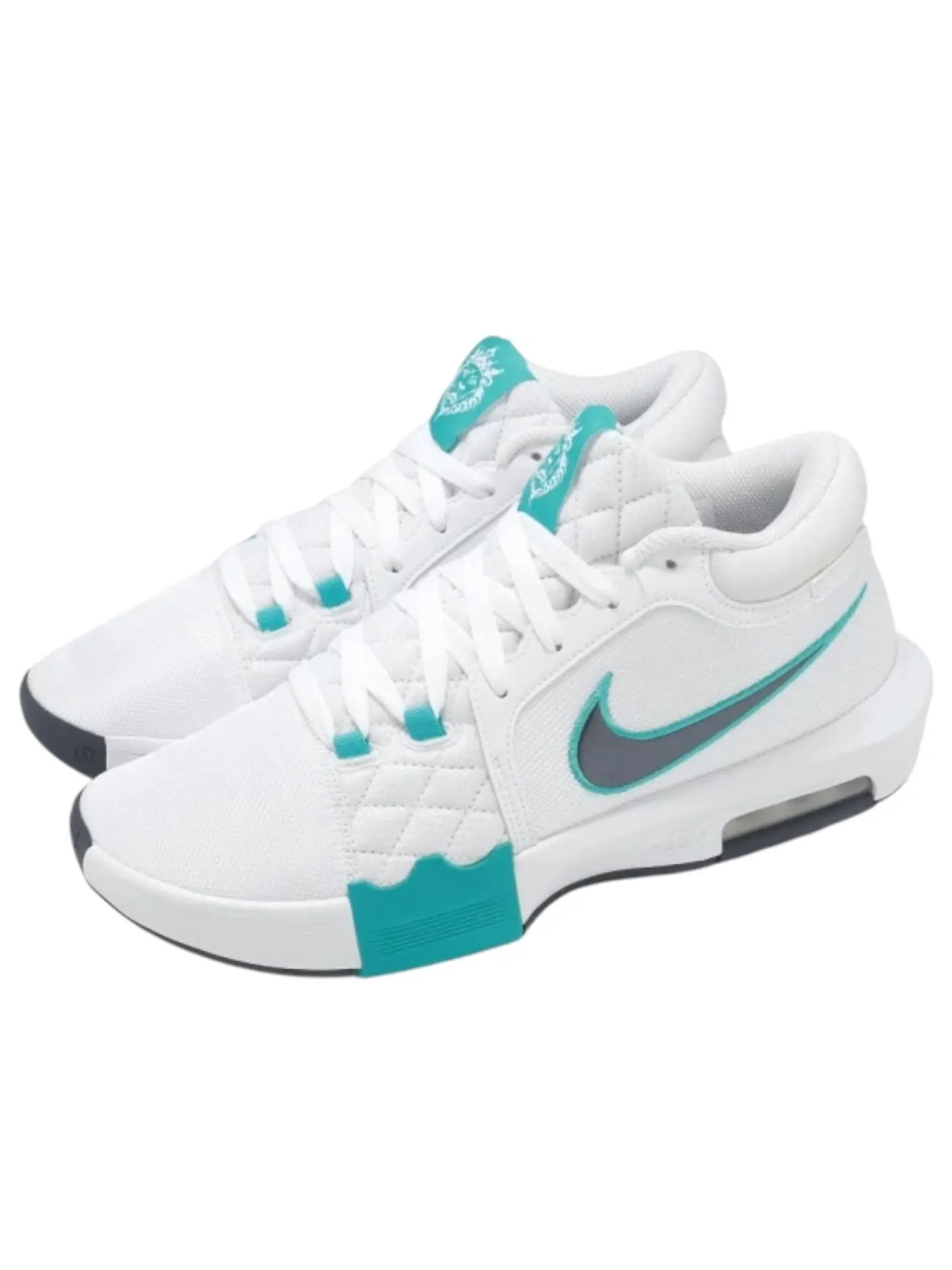 Кроссовки Nike LeBron Witness 8 EP 'White Green' — изображение 2 из 5, белый