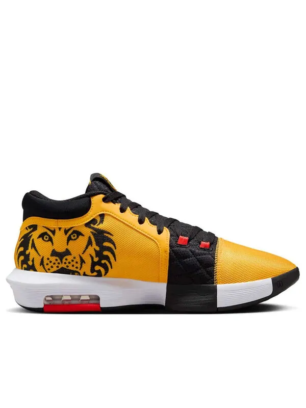 Кроссовки lebron witness 8 ep 'university gold black white' Nike — изображение 2 из 4