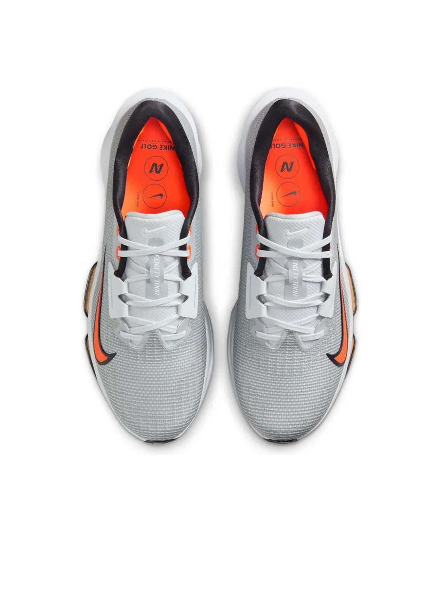 Кроссовки Nike Infinity Tour 2 'Pure Platinum Safety Orange' — изображение 4 из 6, серый