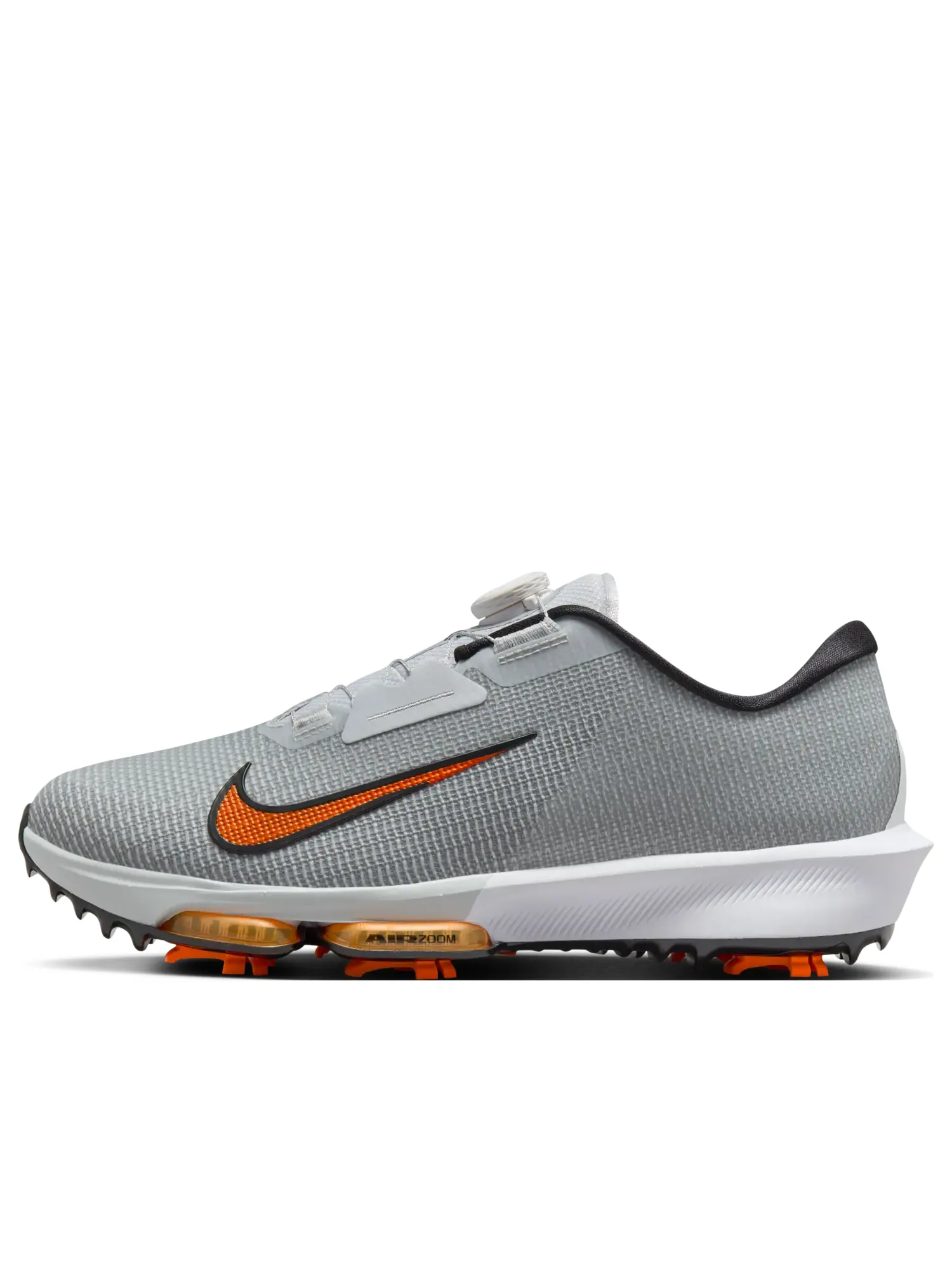 Кроссовки Nike Infinity Tour BOA 2 Wide 'Pure Platinum White Safety Orange' — изображение 1 из 6, серый