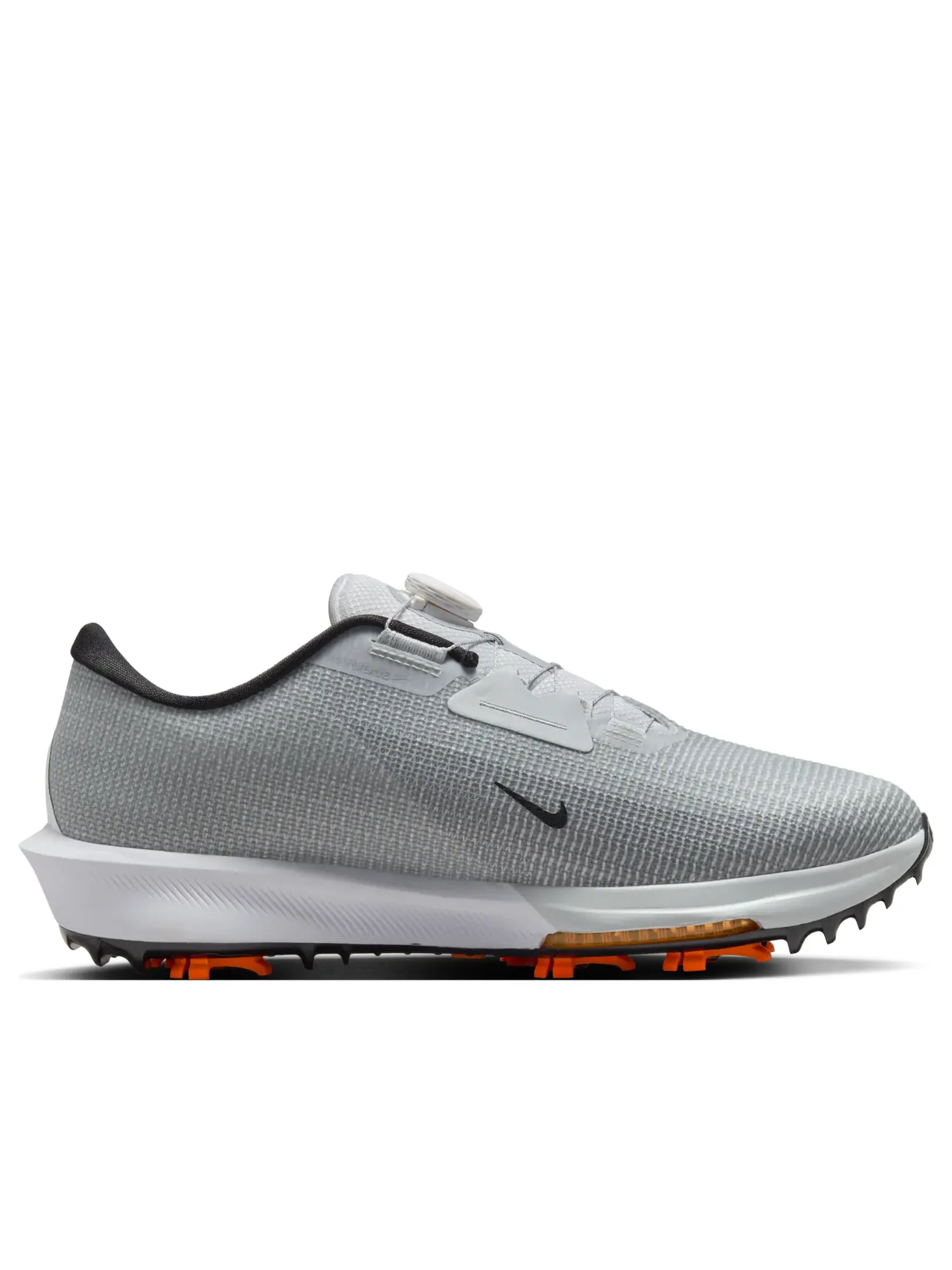 Кроссовки Nike Infinity Tour BOA 2 Wide 'Pure Platinum White Safety Orange' — изображение 6 из 6, серый